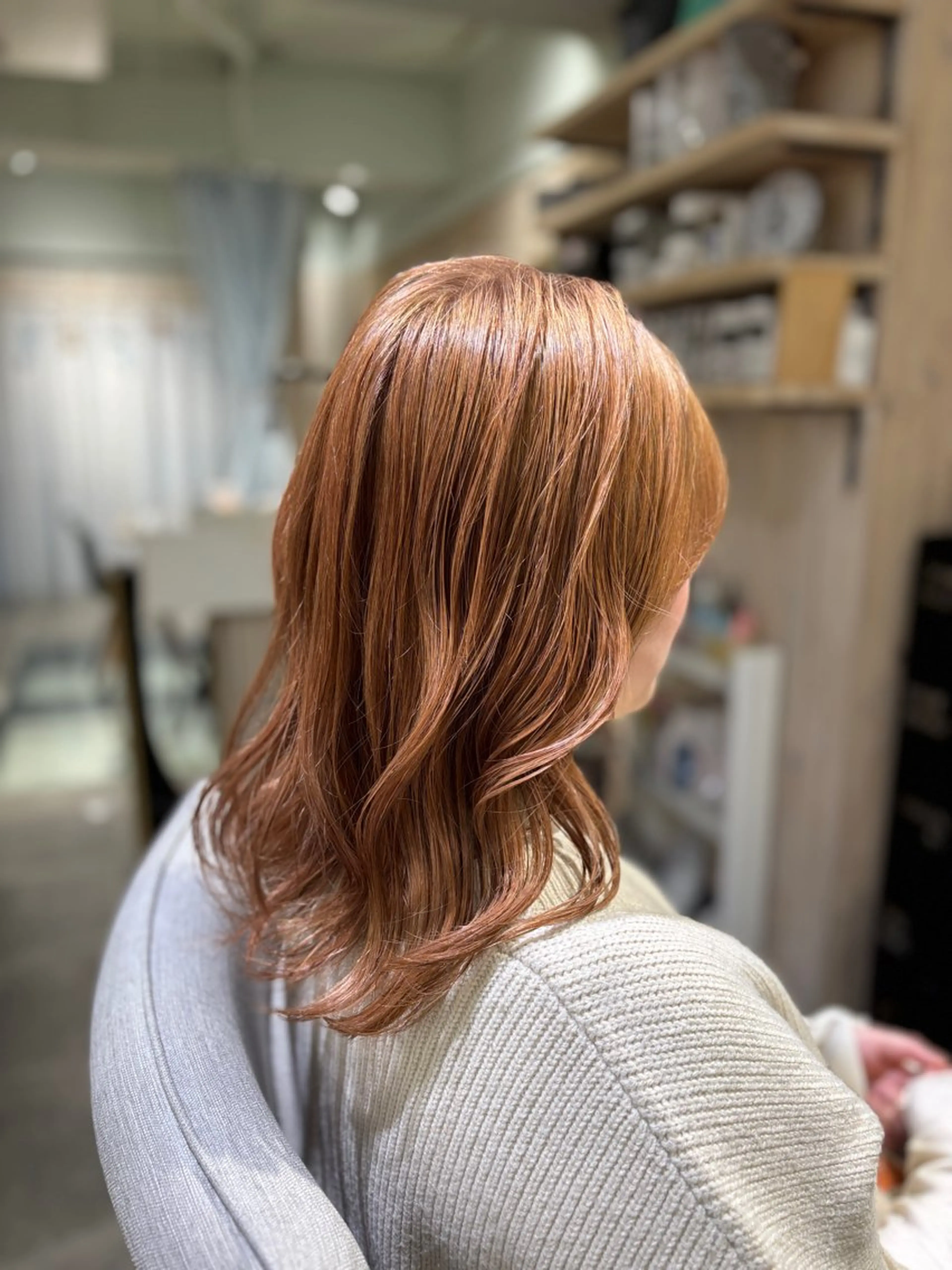 ミディアム カラー 髪質改善/美髪/ ヒデ【代表】のヘアスタイル