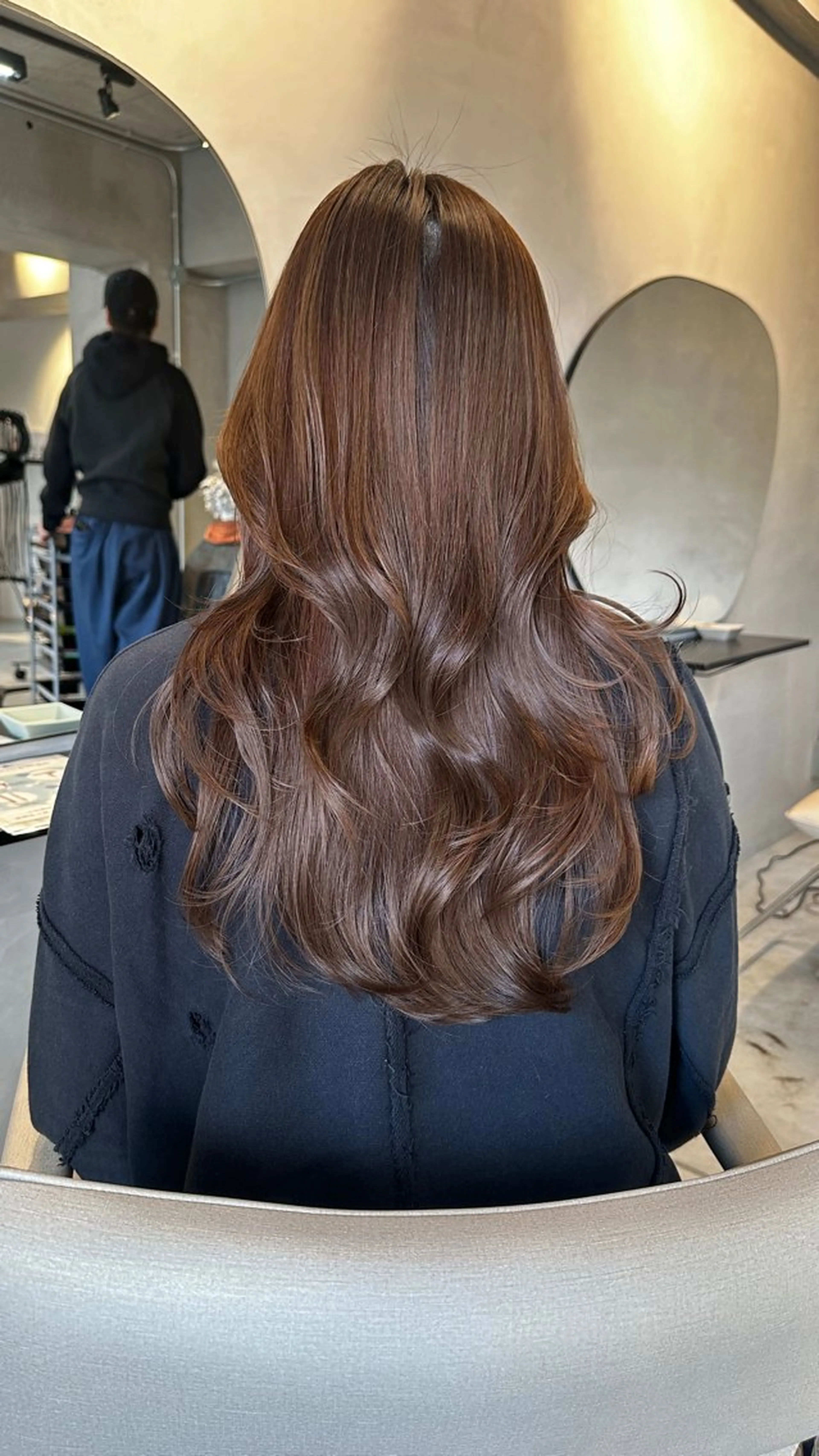 ロング カラー ヘアアレンジ ヘアカラー 垢抜け透明感カラー 指名No.1shunのヘアスタイル