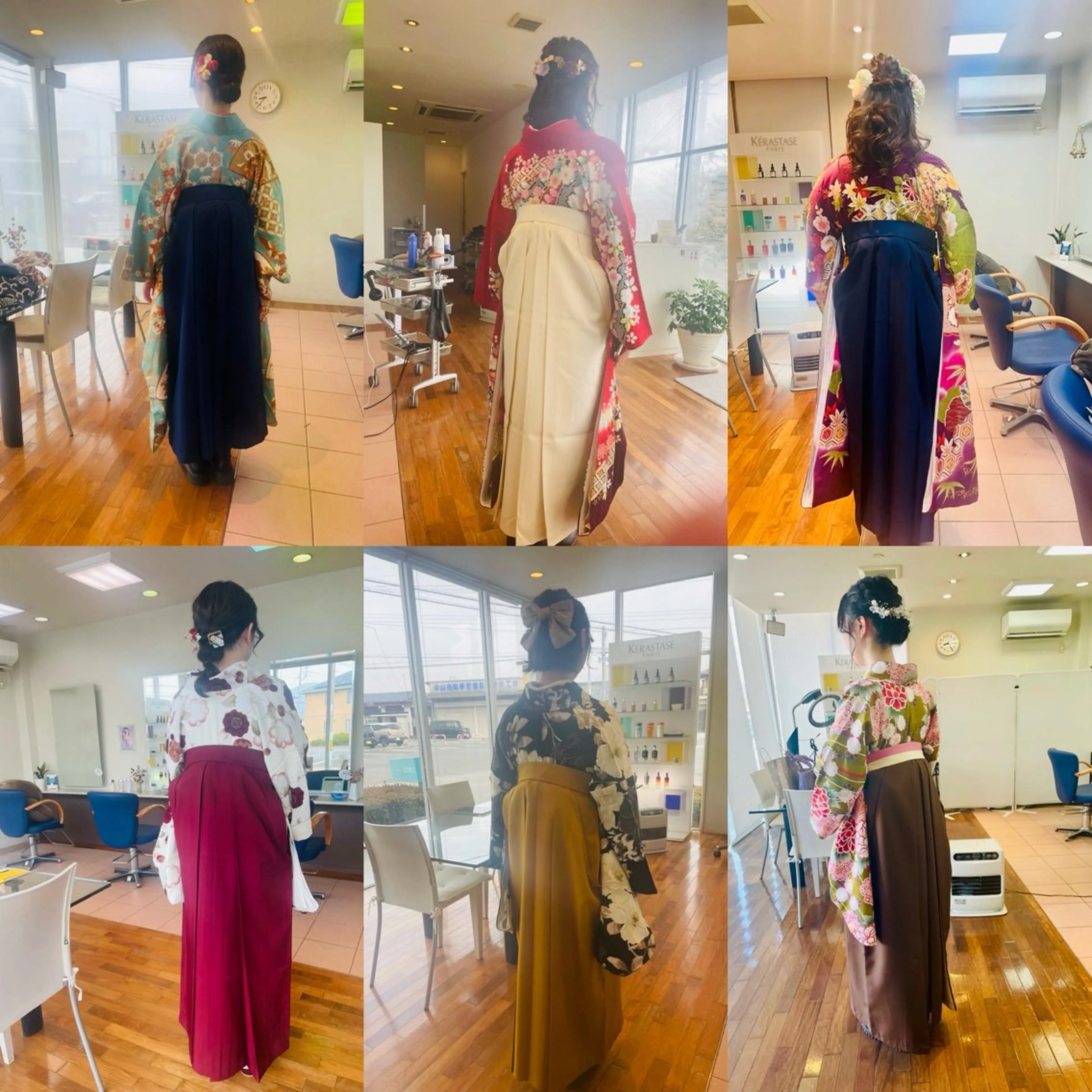 卒業生限定!ヘアセット・袴着付け・早朝料金込み☆何時でもお受けいたします◎ お電話でお問い合わせください♪の写真