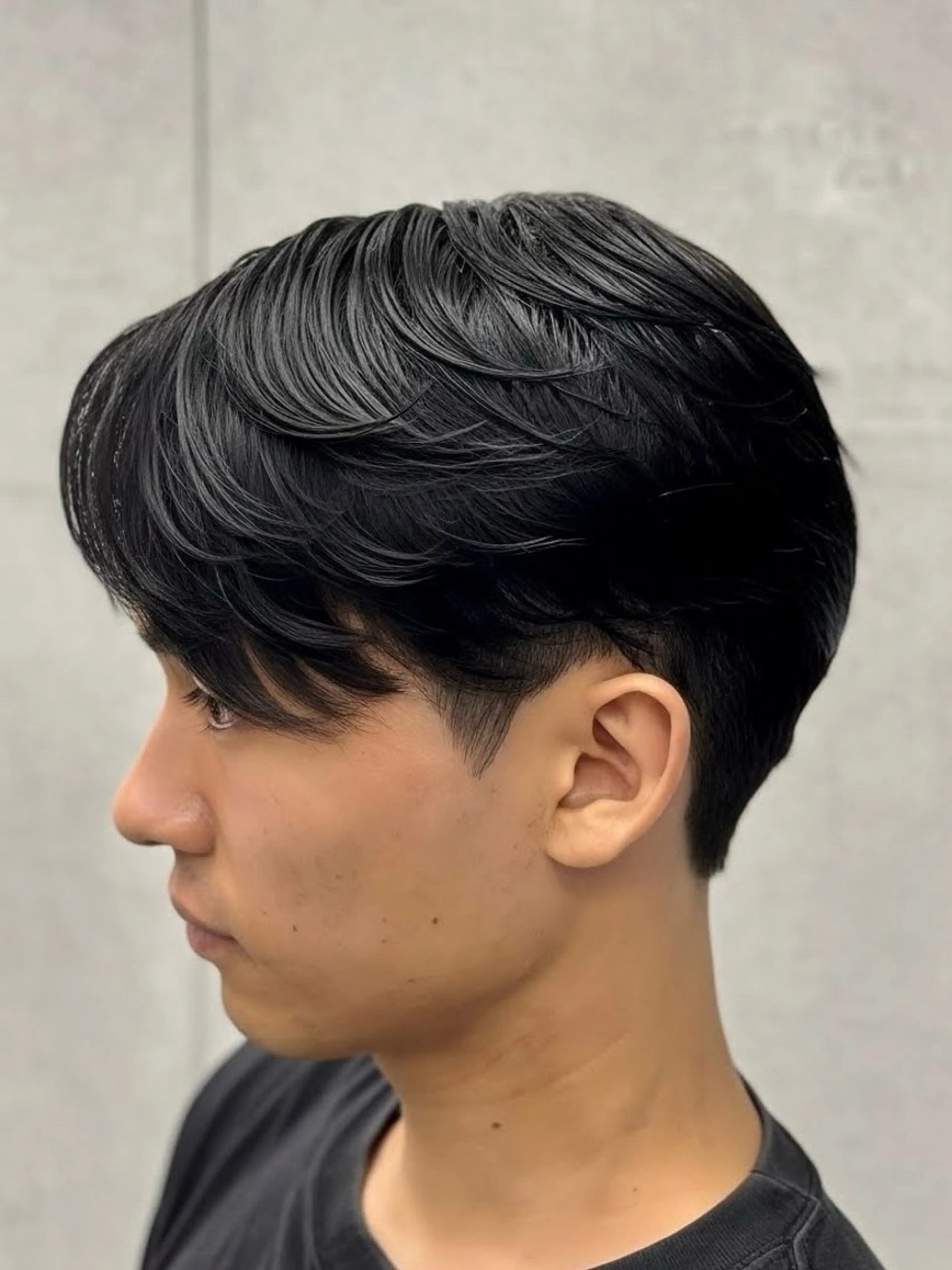 セミロング パーマ メンズ センターパート くせ毛 縮毛矯正 ニュアンスパーマ 縮毛矯正 🔮メンズ縮毛矯正 メンズパーマ💎竹永のヘアスタイル