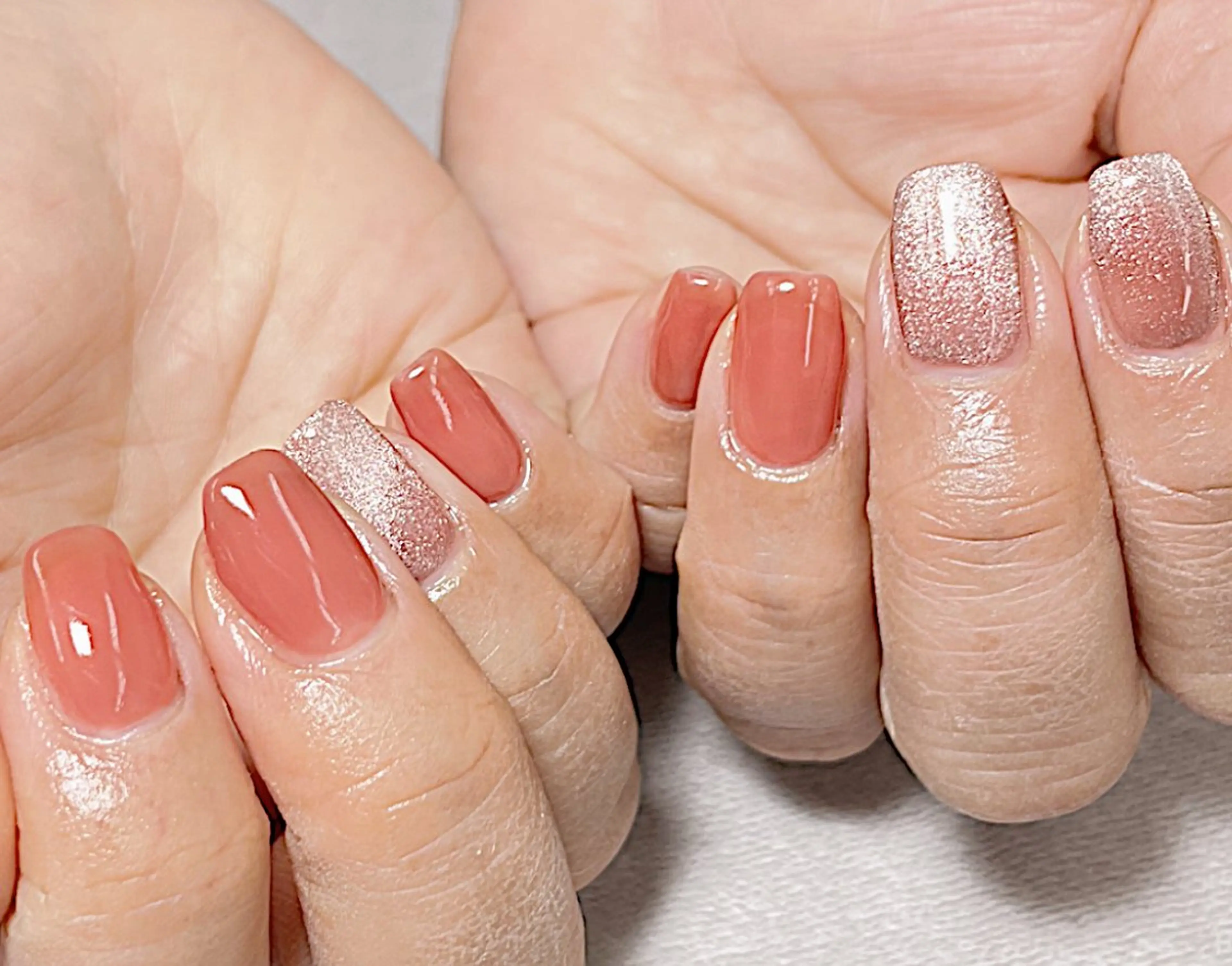 ネイル マグネットネイル シンプルネイル ハンドネイル mua nail mikiのネイルデザイン