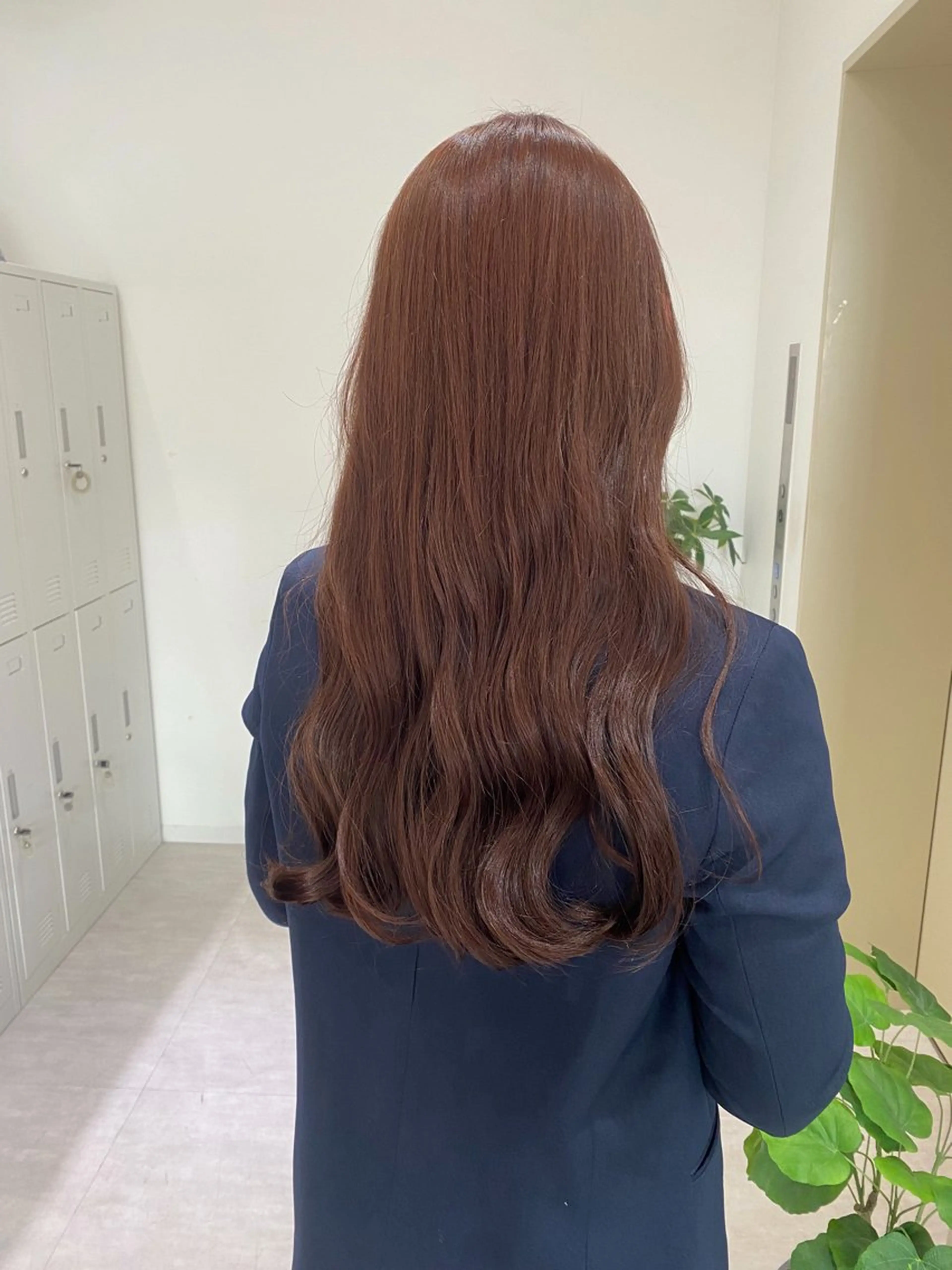 ロング カラー ブラウンカラー ピンクカラー ピンクブラウン ヘアカラー トリートメント 透明感カラー ボブ ミディアム 齊木勇人のヘアスタイル