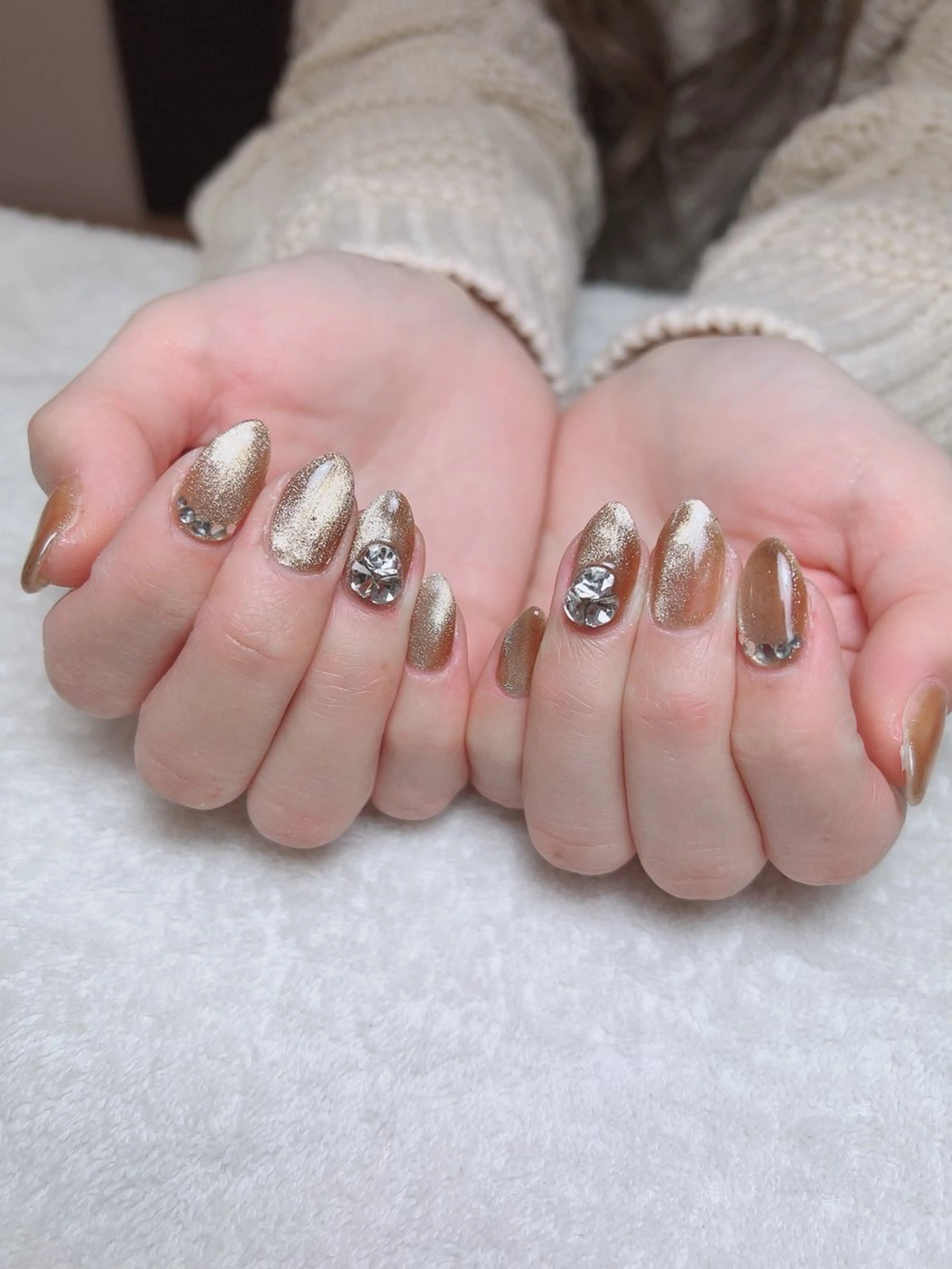 ネイル キラキラネイル マグネットネイル ハンドネイル COCO+所属・COCO +のエステ・リラクイメージ