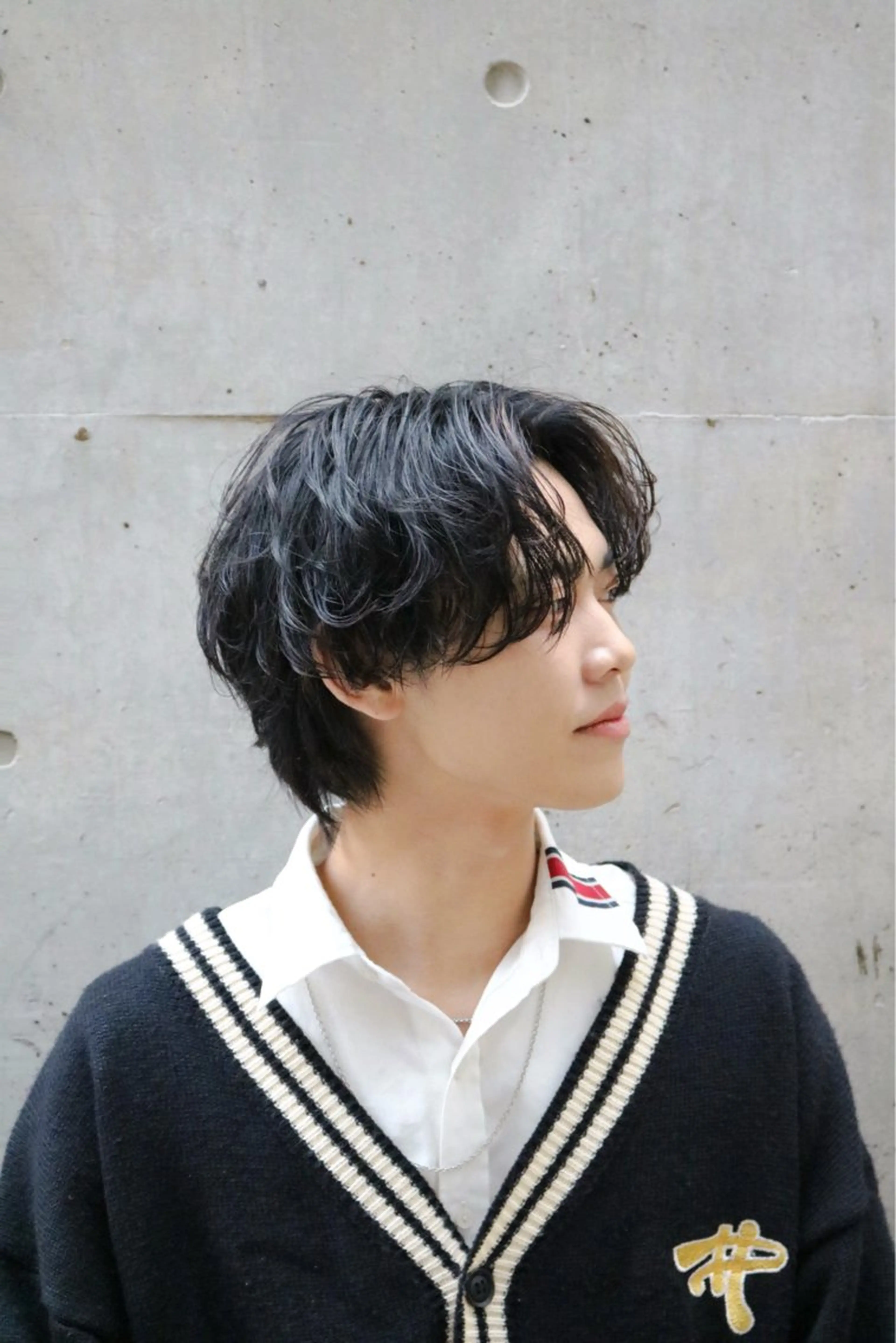 ショート ヘアアレンジ メンズ ヘアセット ヤマト/髪質改善 /艶髪/透明感カラーのヘアスタイル