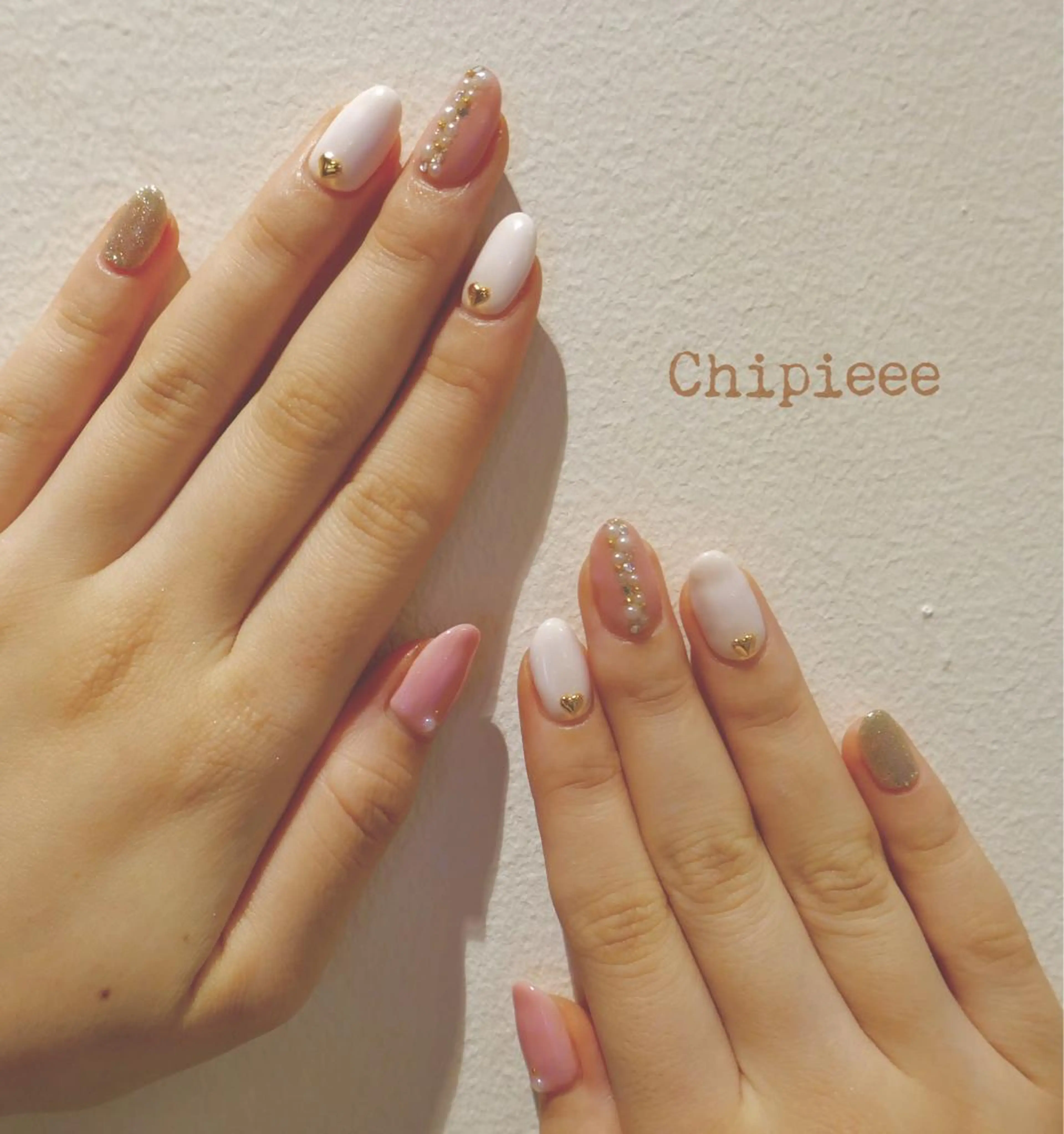 ネイル 冬ネイル ハンドネイル revia所属・ERI Nailistのネイルデザイン