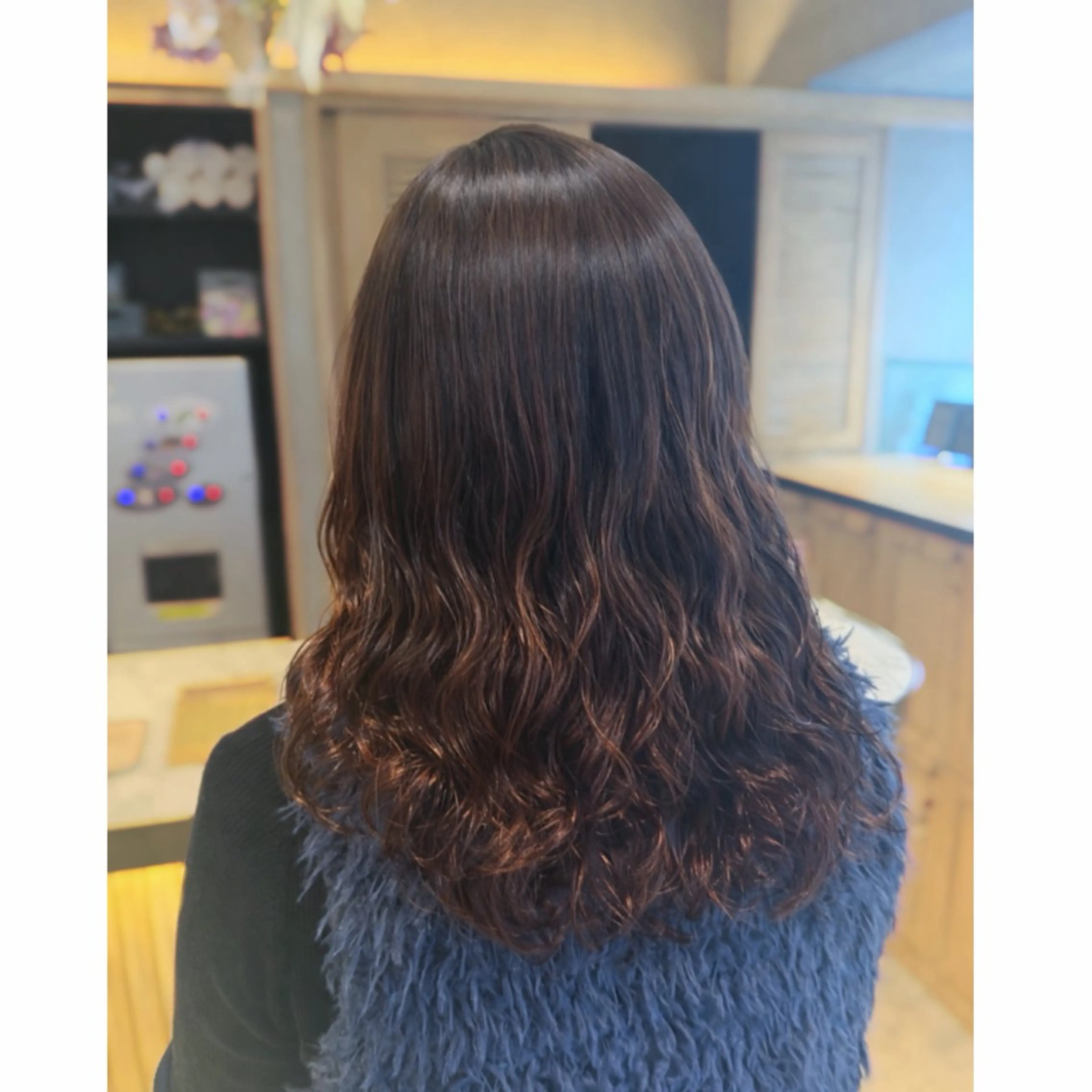 セミロング パーマ セミロングパーマ デジタルパーマ Rino 🎀🖤のヘアスタイル