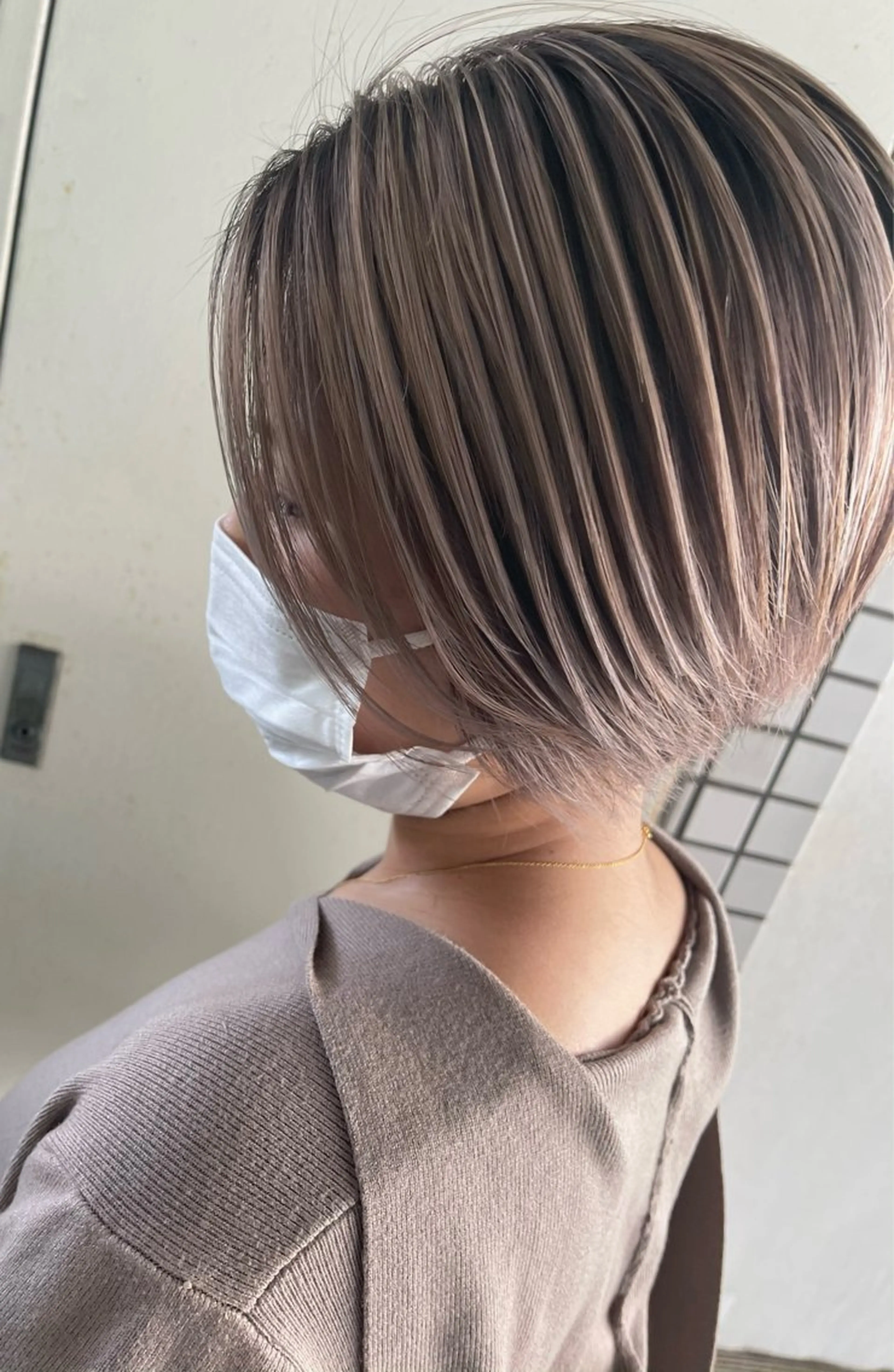 ショート カラー ヘアカラー 大船 ⌇モデル募集 🫧CHIKA 🫧のヘアスタイル