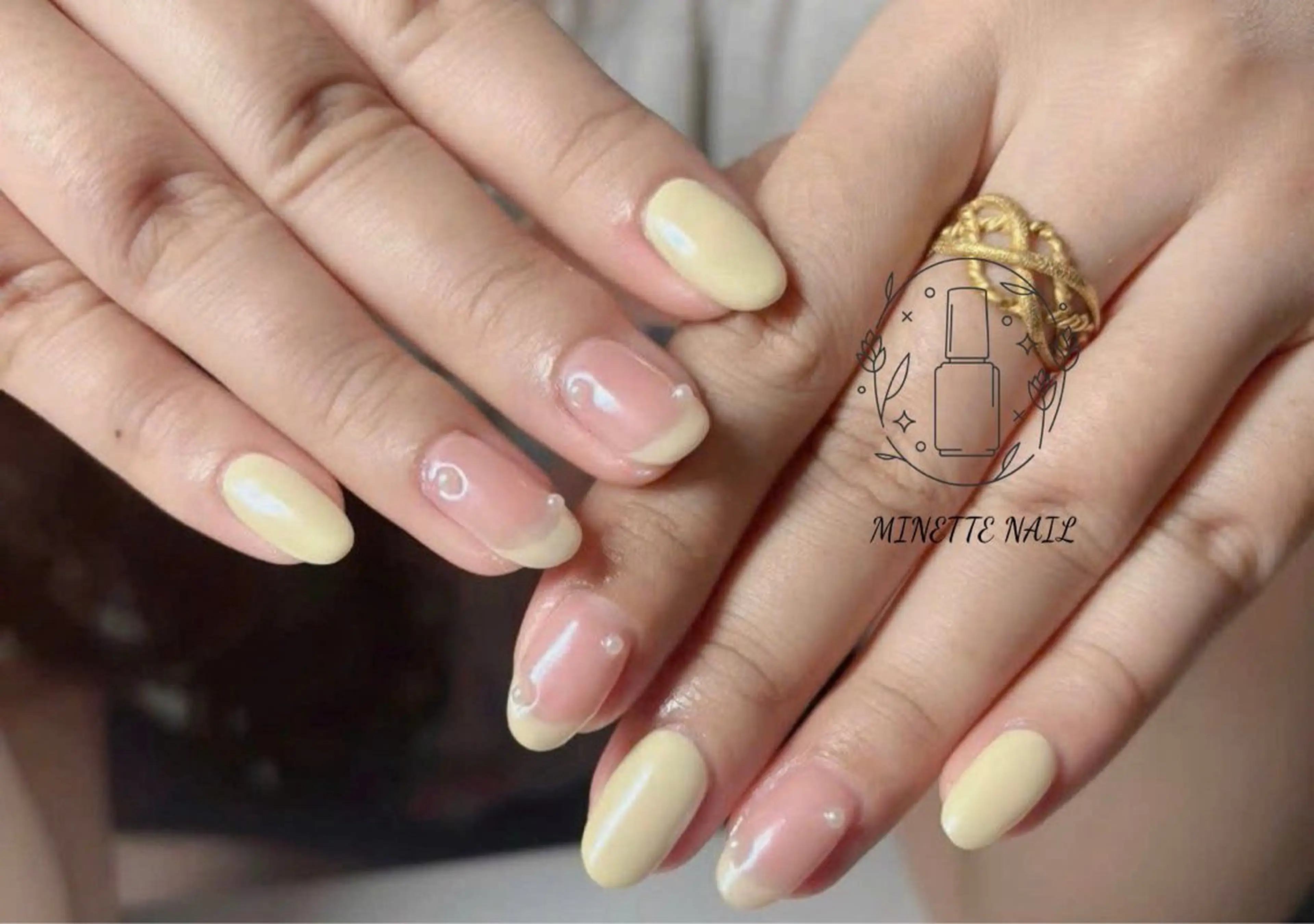 ネイル アートネイル クリアネイル フレンチネイル ジェルネイル マグネットネイル Minette Nailのネイルデザイン