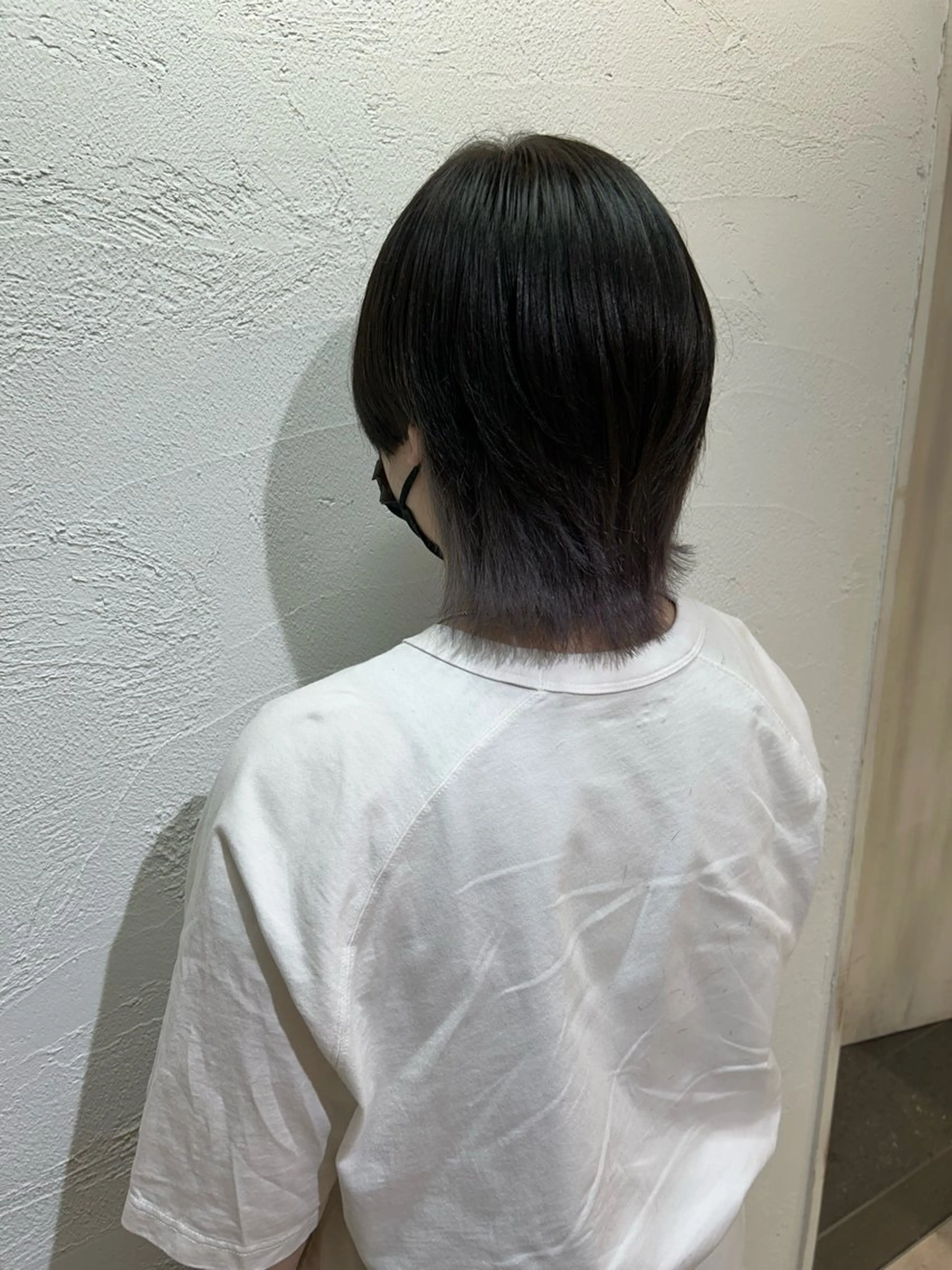 ショート カラー シルバー くびれヘア ウルフカット カット ヘアカラー トリートメント ウルフカット 🐹朝日🐹のヘアスタイル