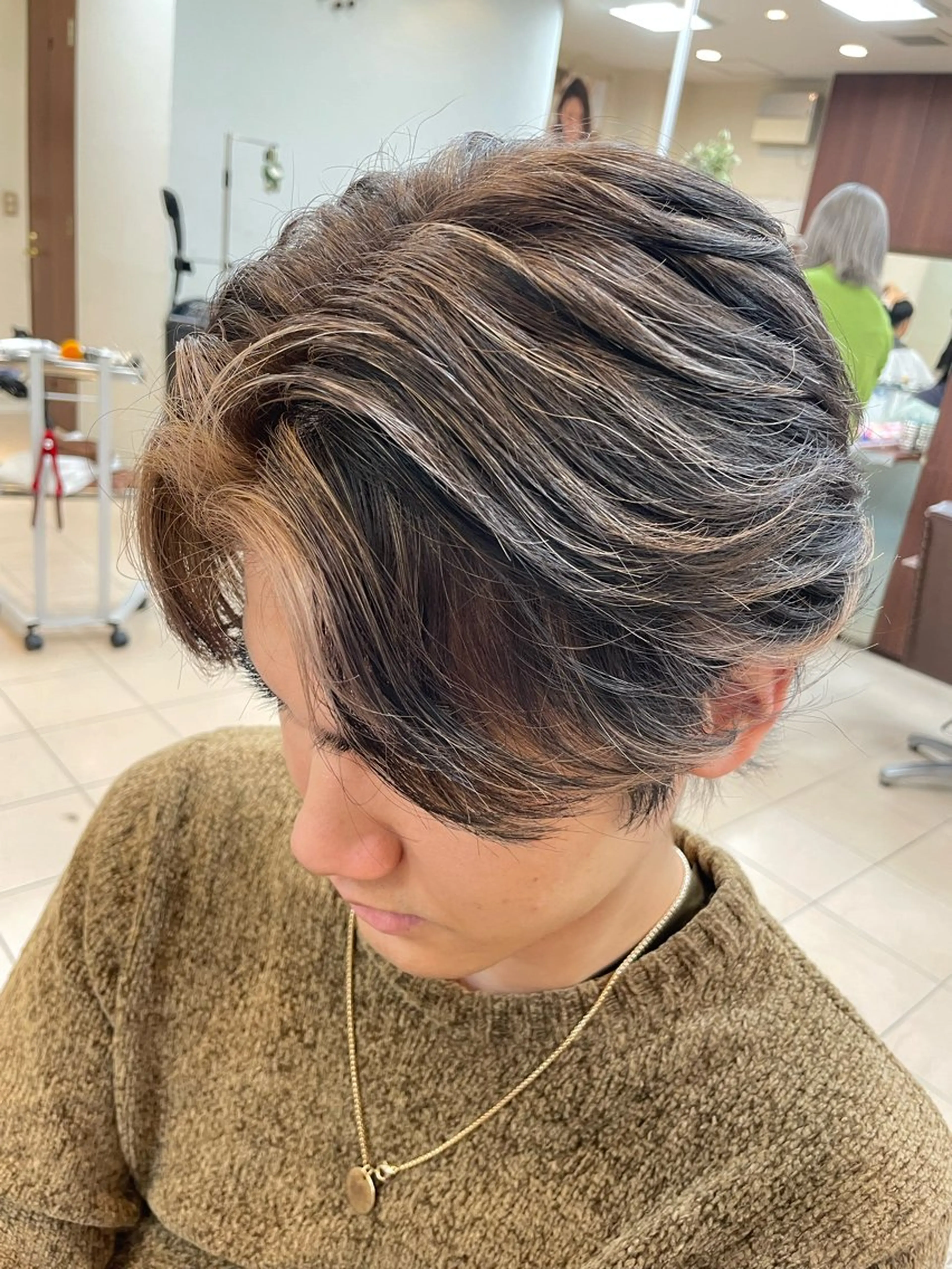 カラー メンズ 北林 秀悟のヘアスタイル