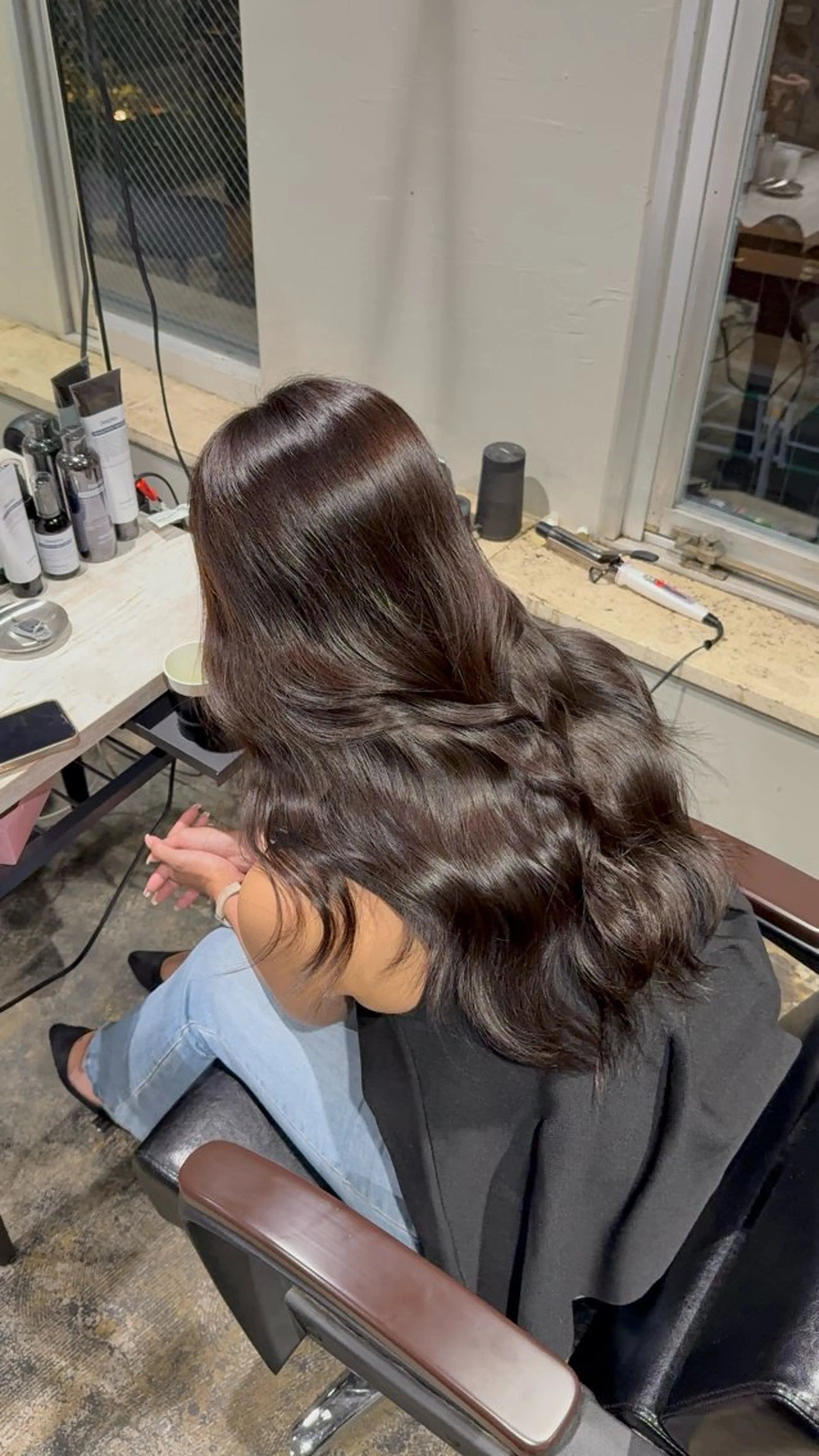 ロング カット ヘアカラー トリートメント 渋谷ケアブリーチ ❤️‍🔥徳田空悟のヘアスタイル