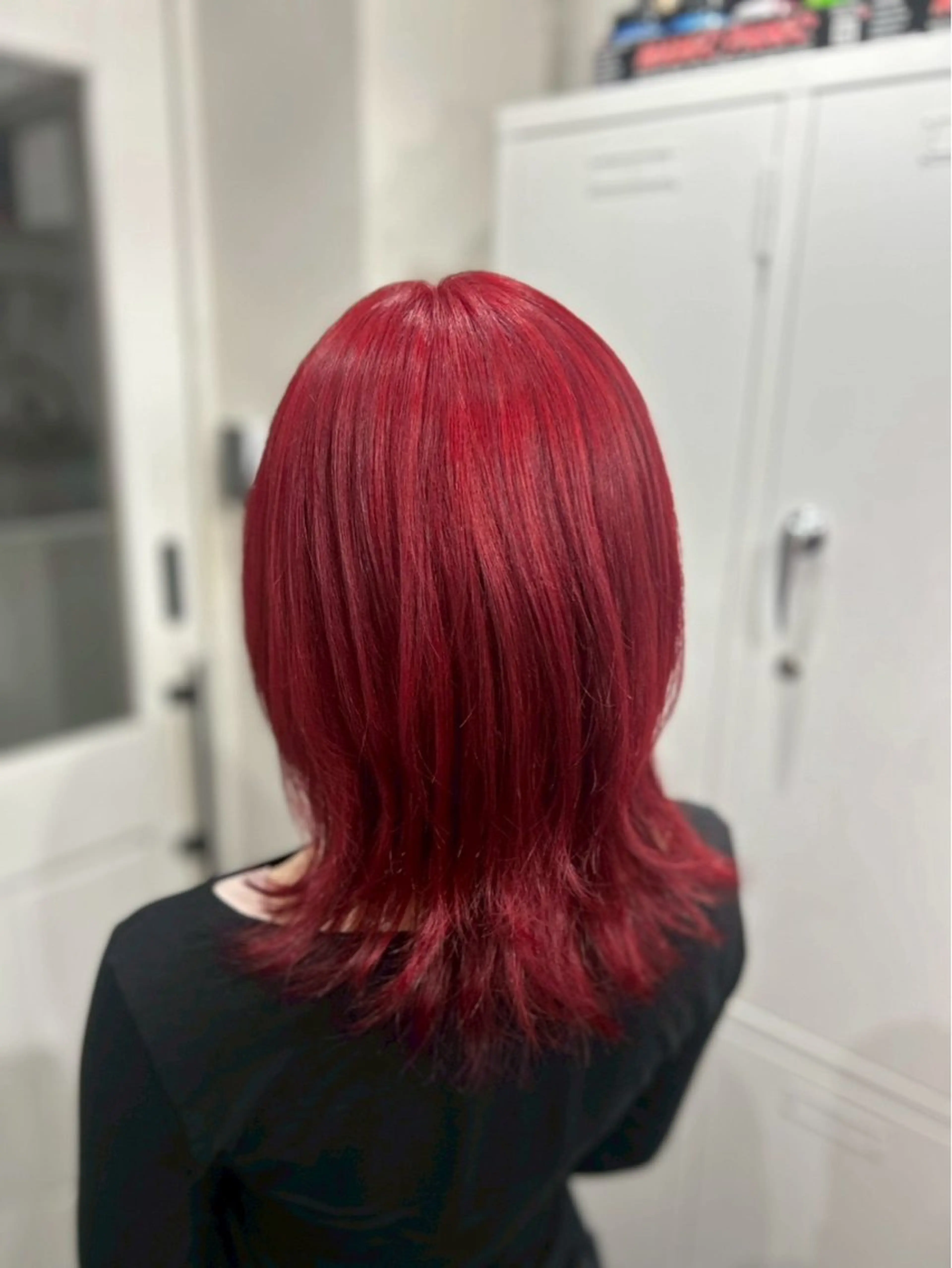 ミディアム ヘアカラー 艶ワンカラー / シンのヘアスタイル