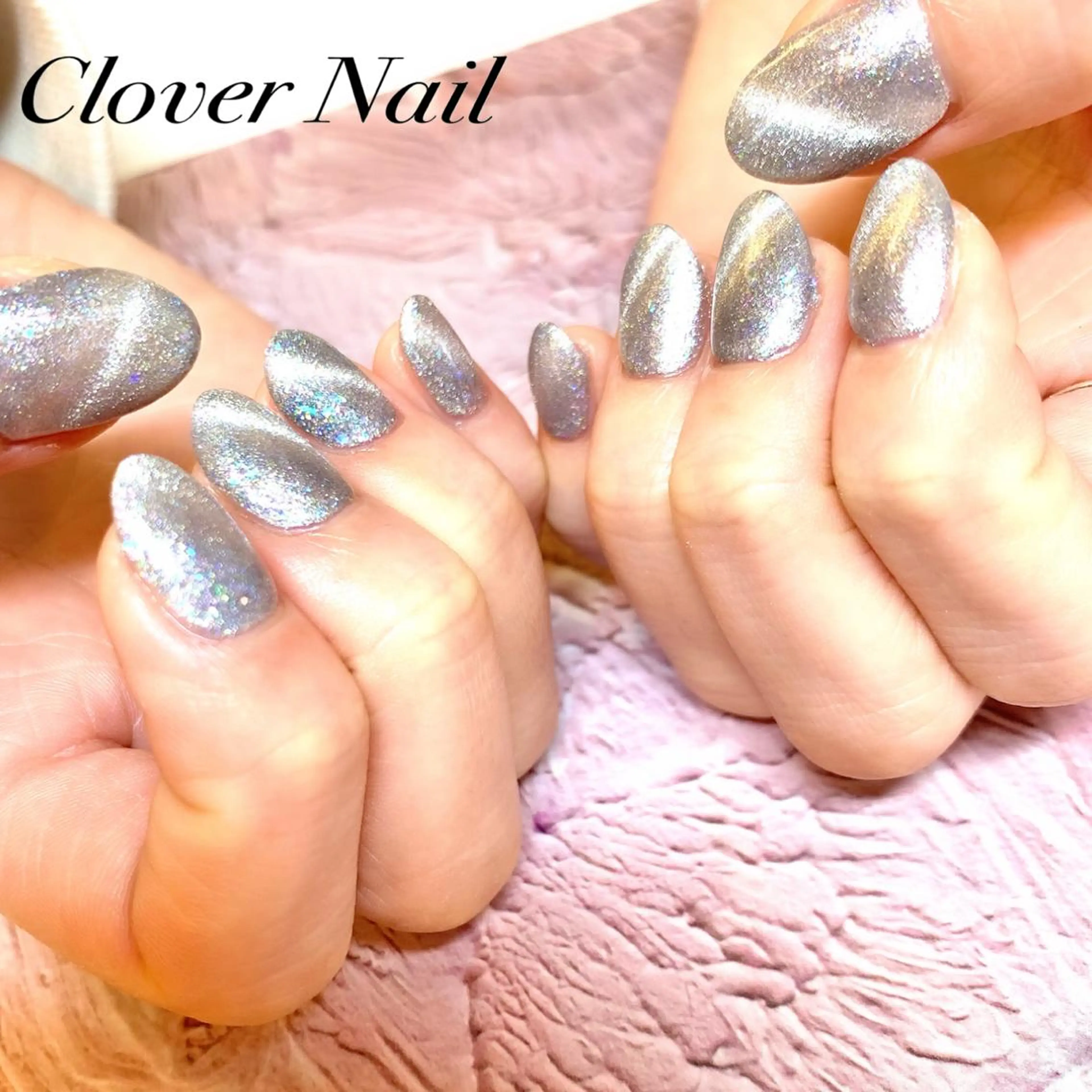 ネイル マグネットネイル ハンドネイル clover nailのネイルデザイン