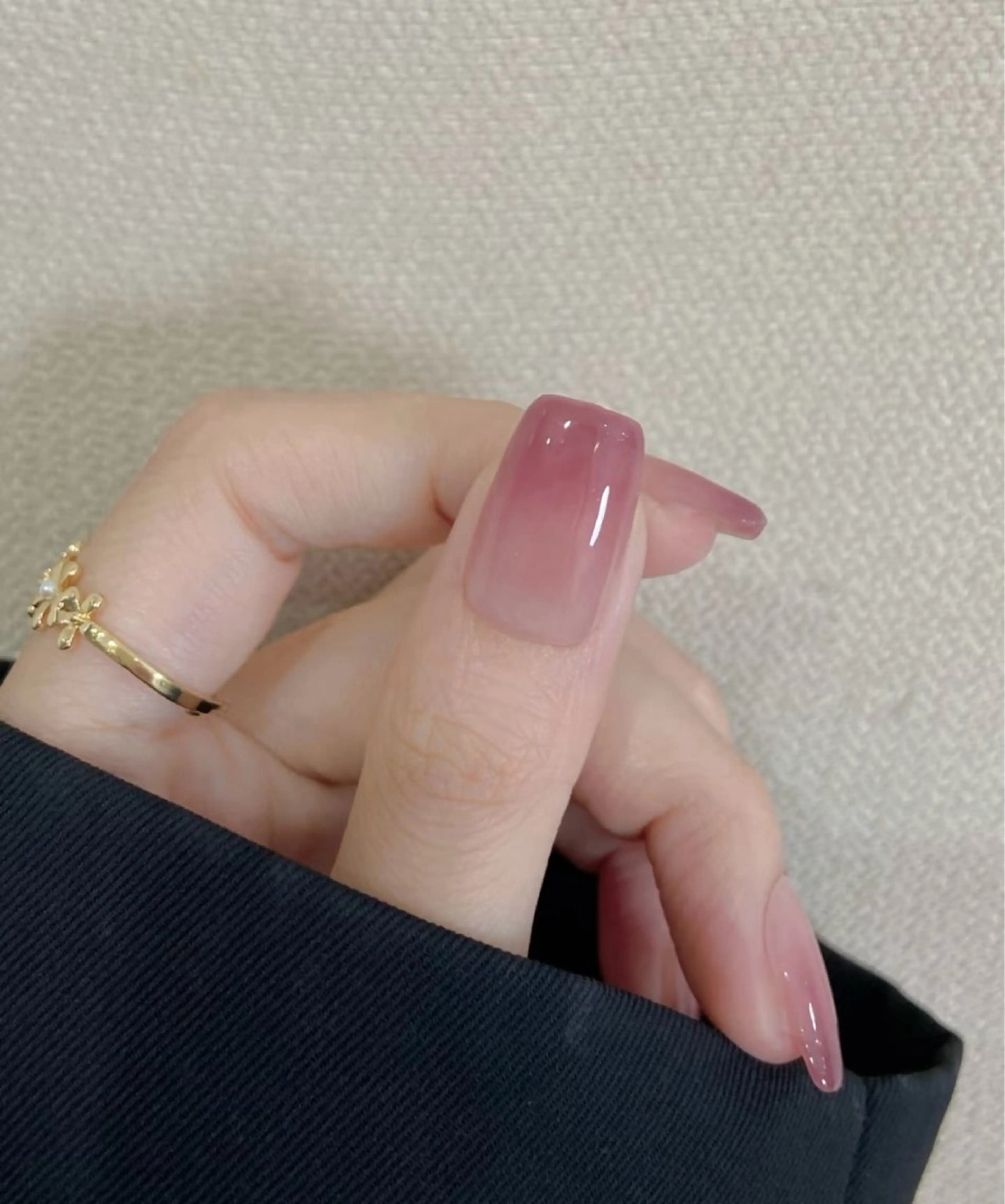 💖ジェルオフ無料💖フレンチ・カラグラの写真