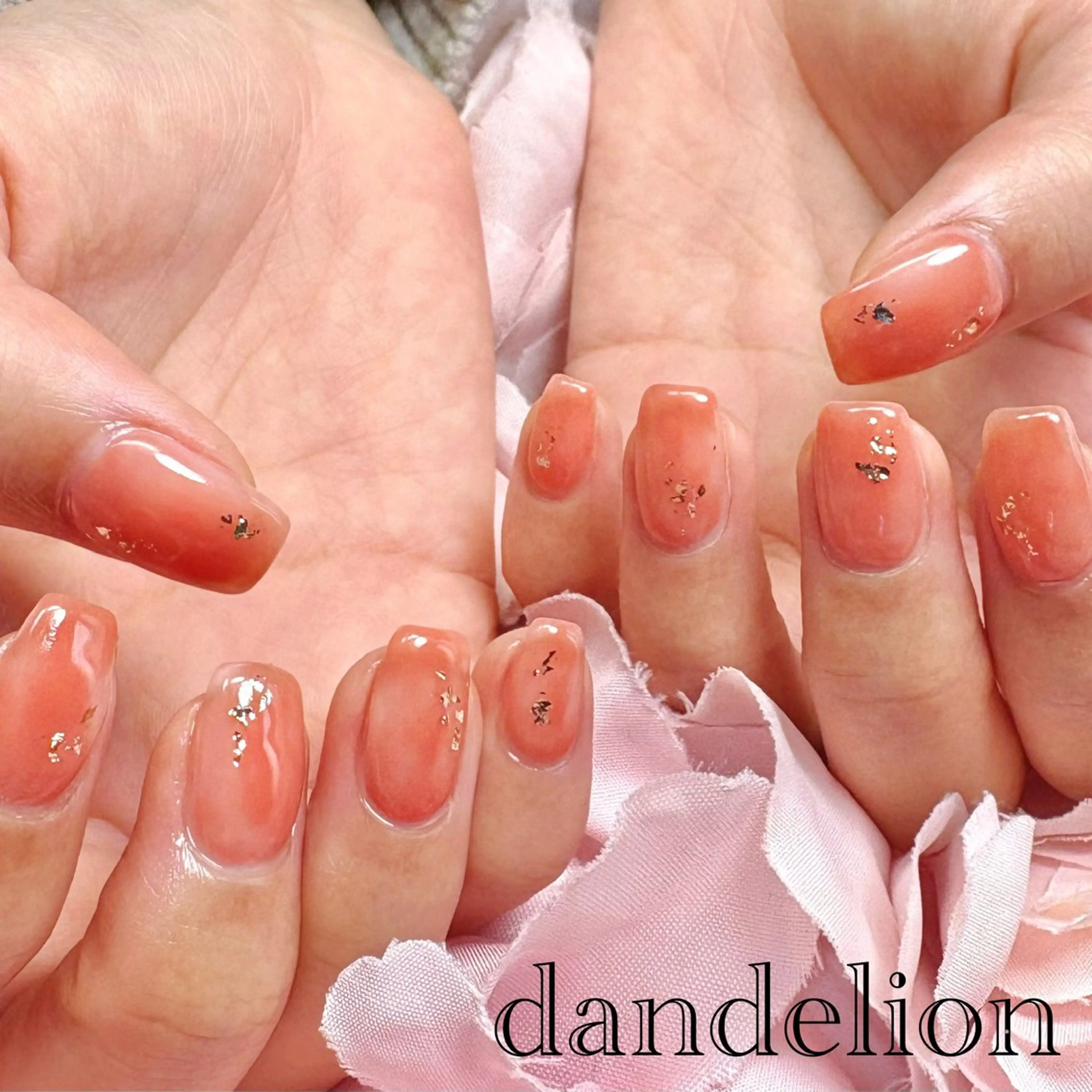 ネイル ハンドネイル ハンドケア dandelion ダンデライオンのネイルデザイン