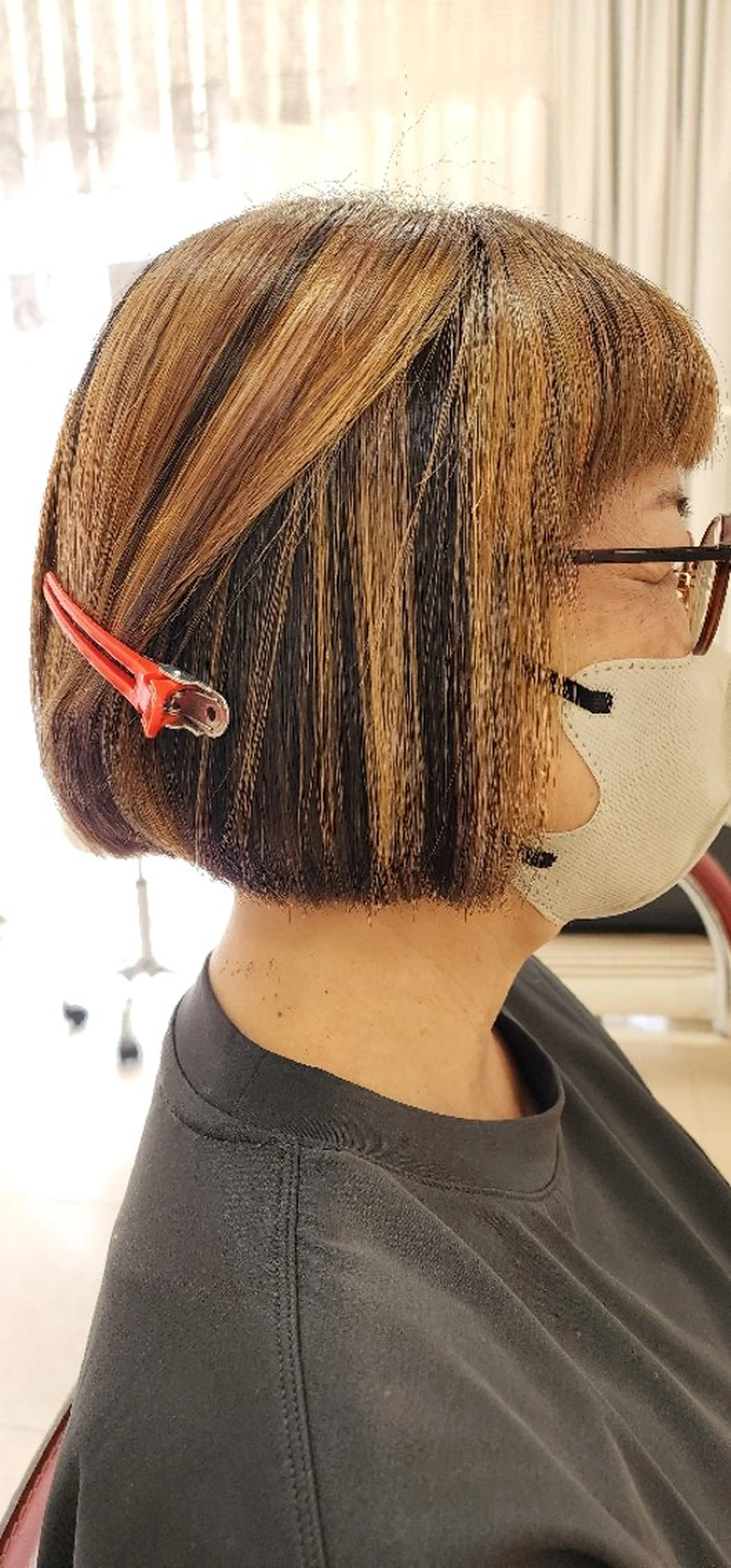 ミディアム カラー hairmake Juinのヘアスタイル