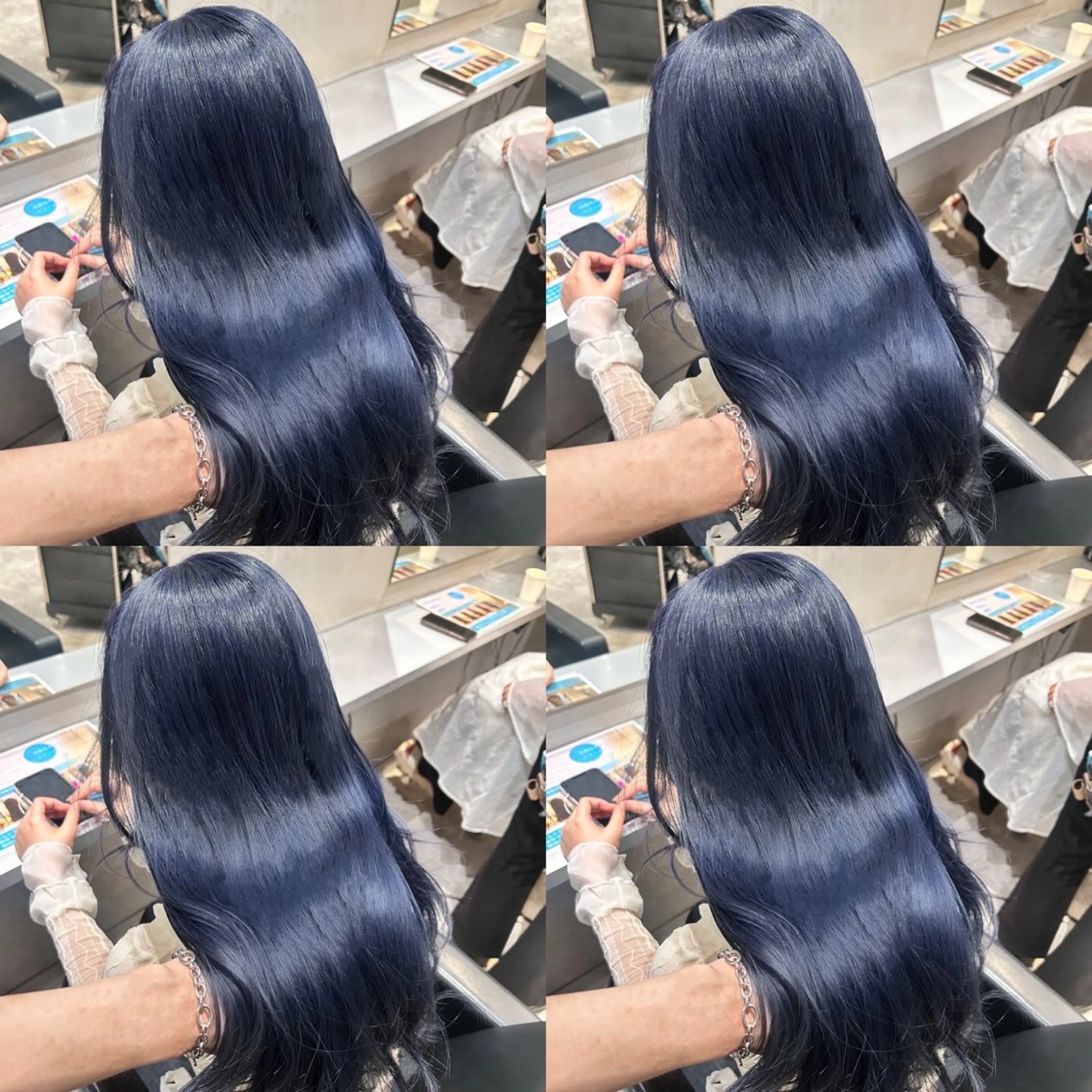 ロング カラー ヘアカラー トリートメント 艶髪×透明感カラー 海夏のヘアスタイル