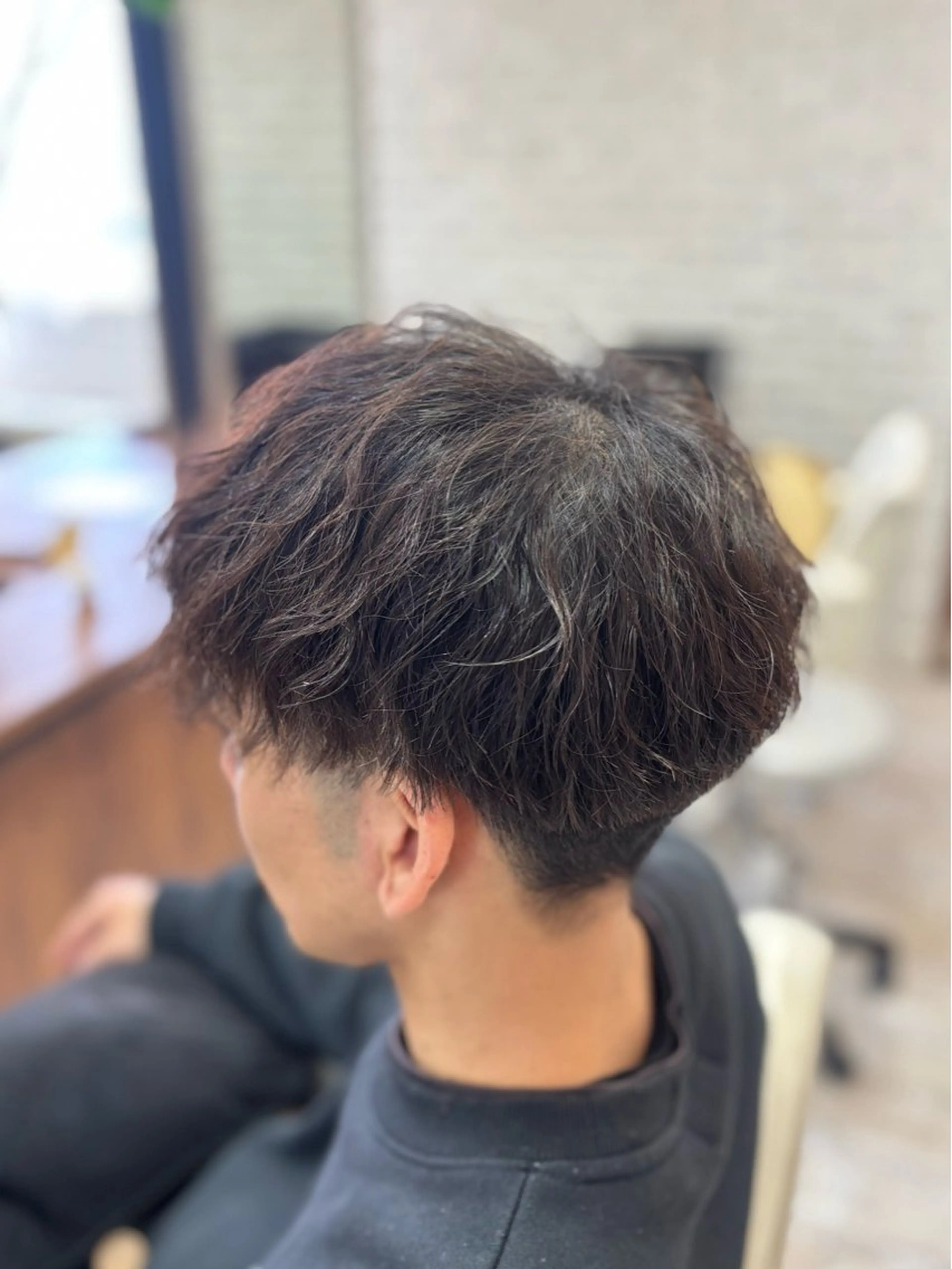 パーマ メンズ カット パーマ 髪質改善縮毛５０％ OFF/吉田 響歌♡のヘアスタイル