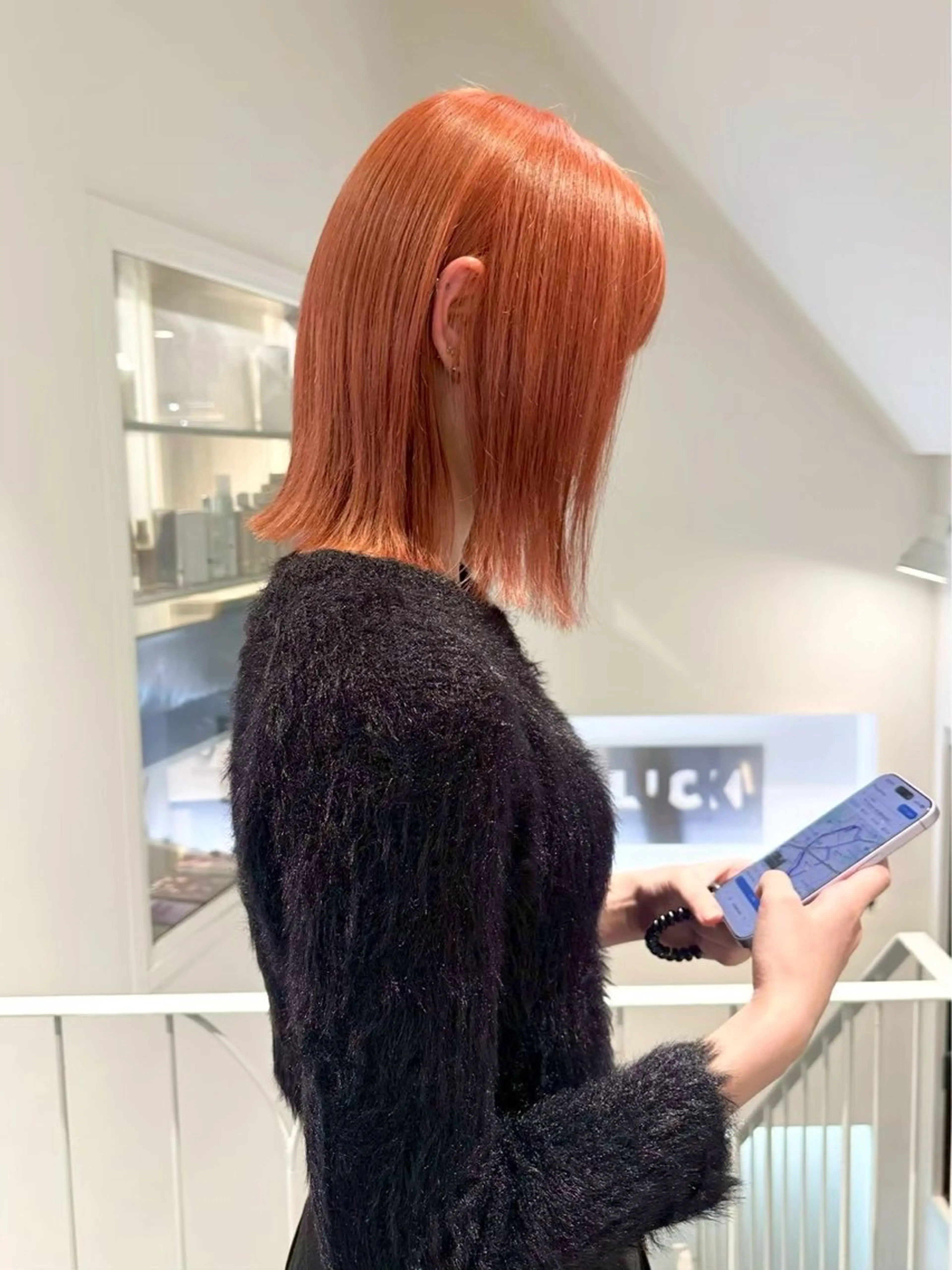 ミディアム ヘアカラー nanami lucktokyoのヘアスタイル