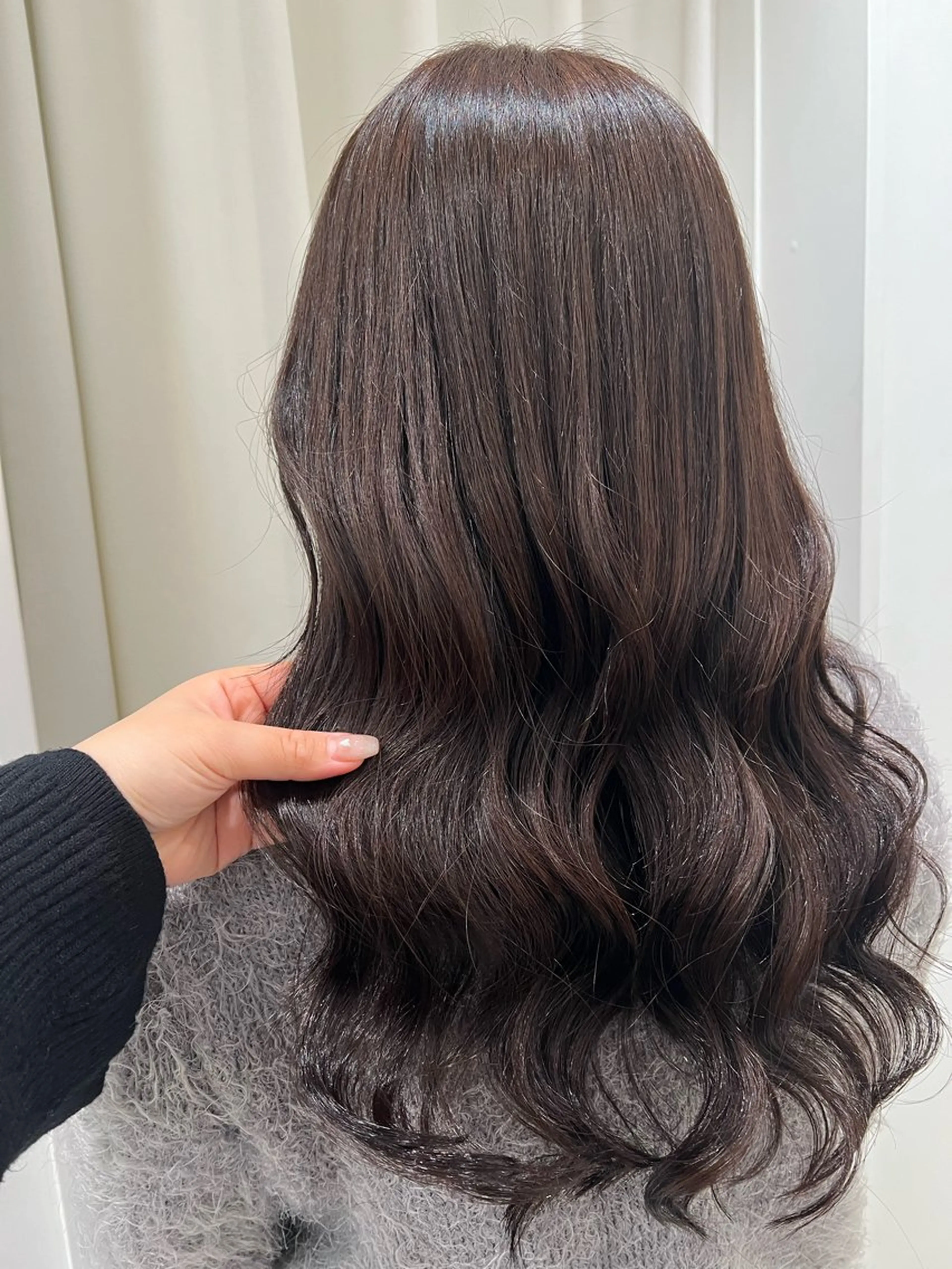 ロング カラー ヘアアレンジ グレージュ 髪質改善 トリートメント ヘアカラー トリートメント 新宿color🐝 AYAKA🌈💖のヘアスタイル