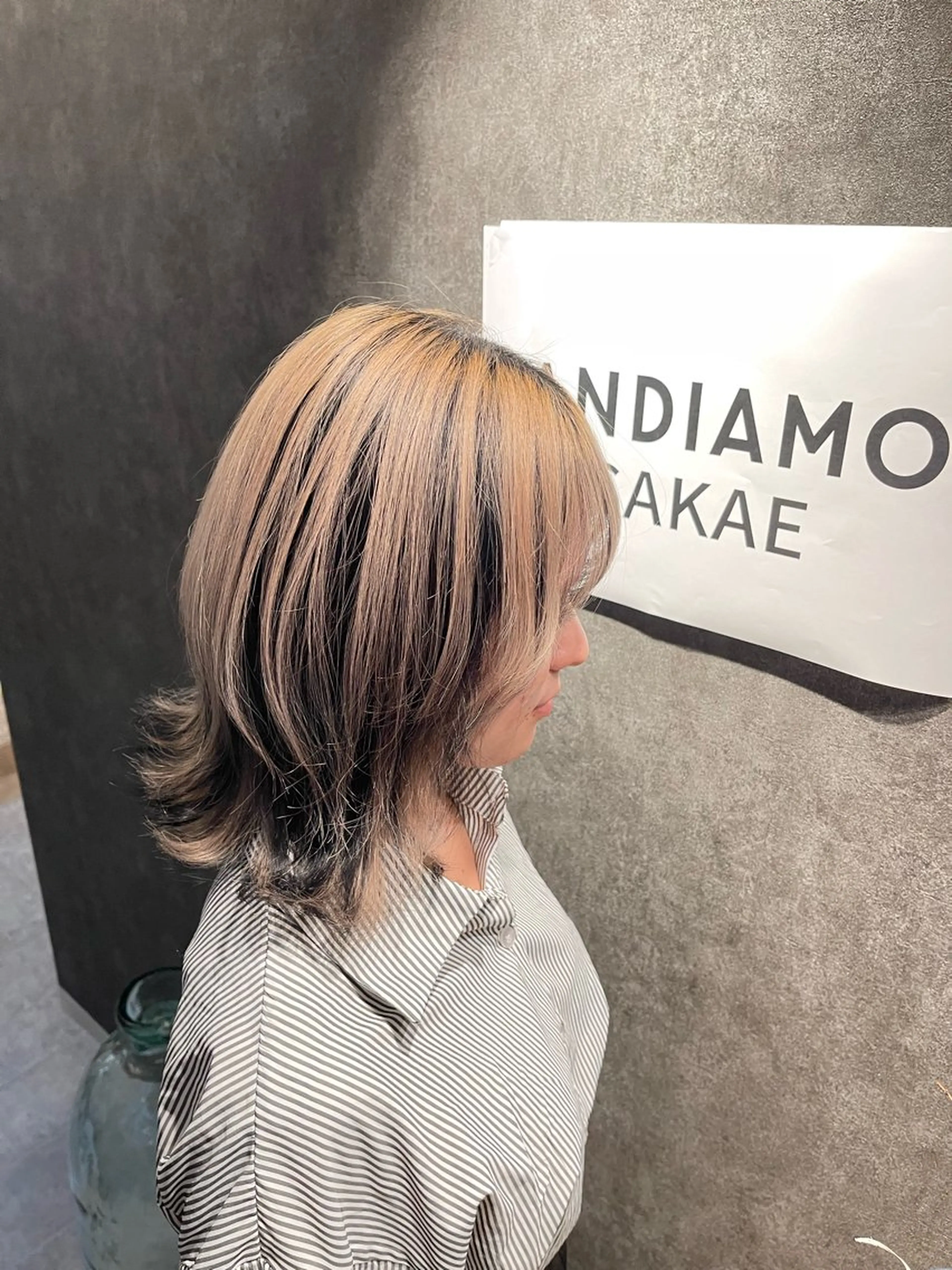 カラー ANDIAMO SAKAE✩楓のヘアスタイル