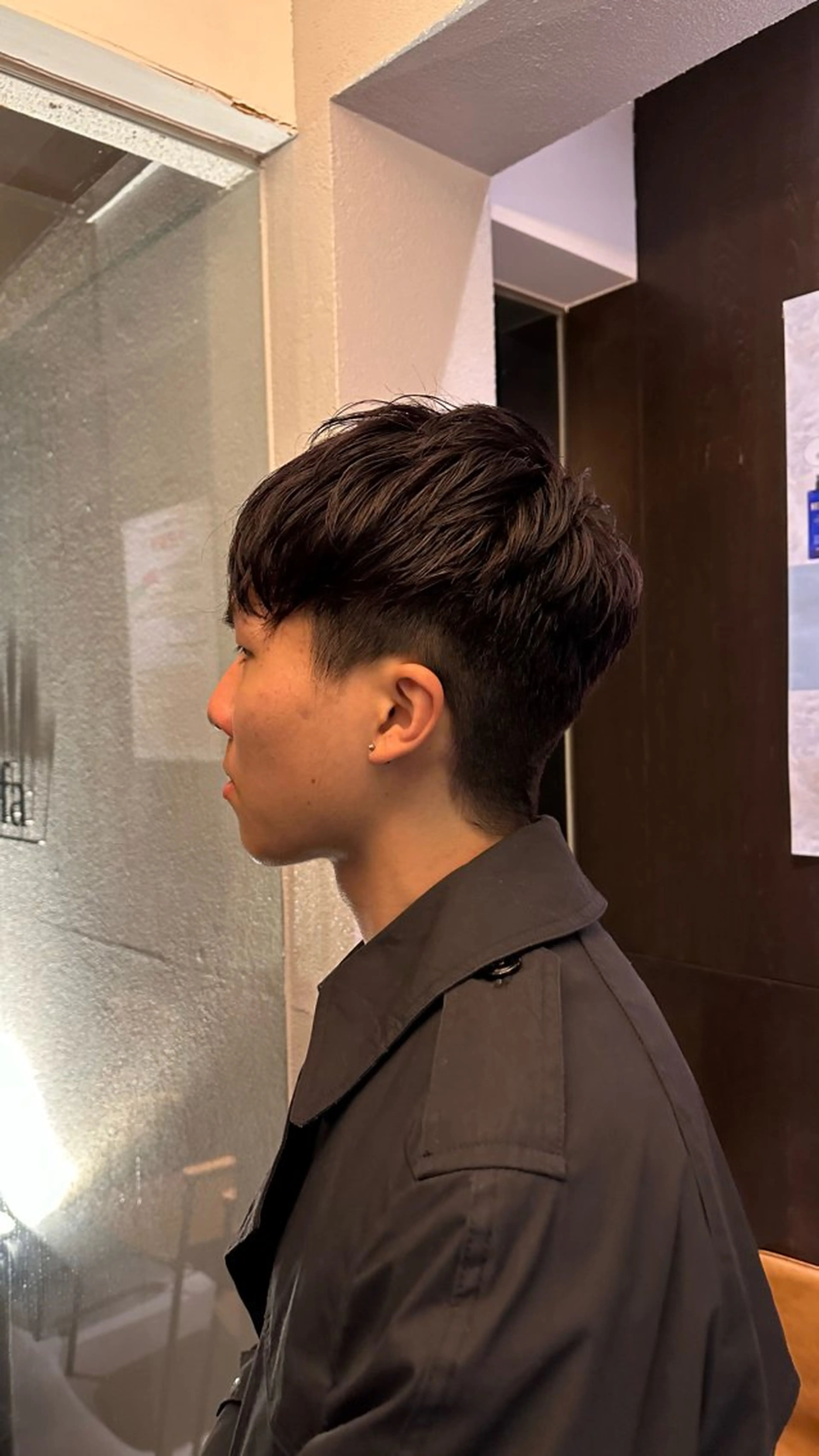 メンズ レイヤー/顔まわり/ 南草津/ゴトウのヘアスタイル