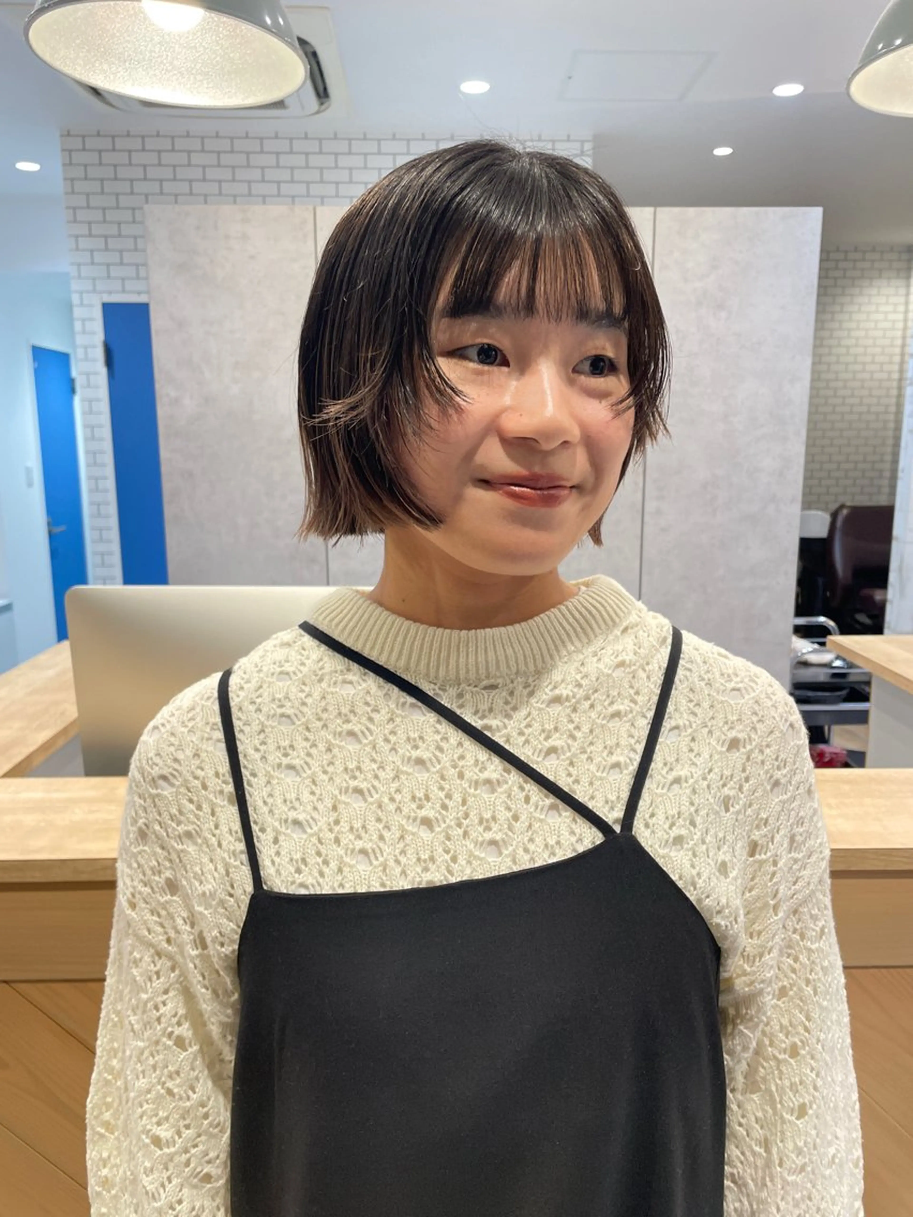 ショート 🌵ボブ/切りっぱな し/ショート藤長芽生のヘアスタイル