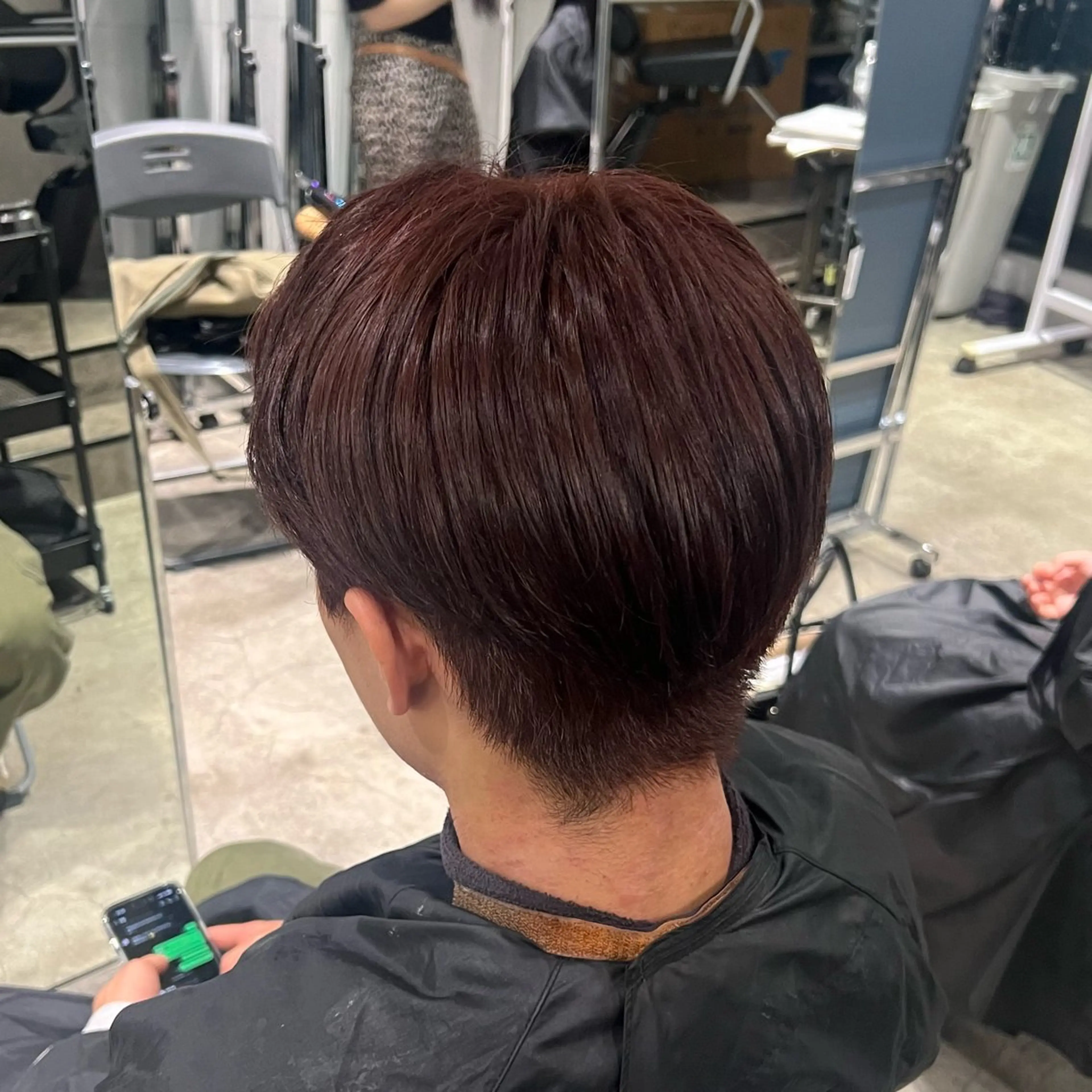 カラー メンズ メンズブリーチ ブリーチ ブリーチなしカラー レッドカラー 🎀miyu🎀 ハイトーン/池袋のヘアスタイル