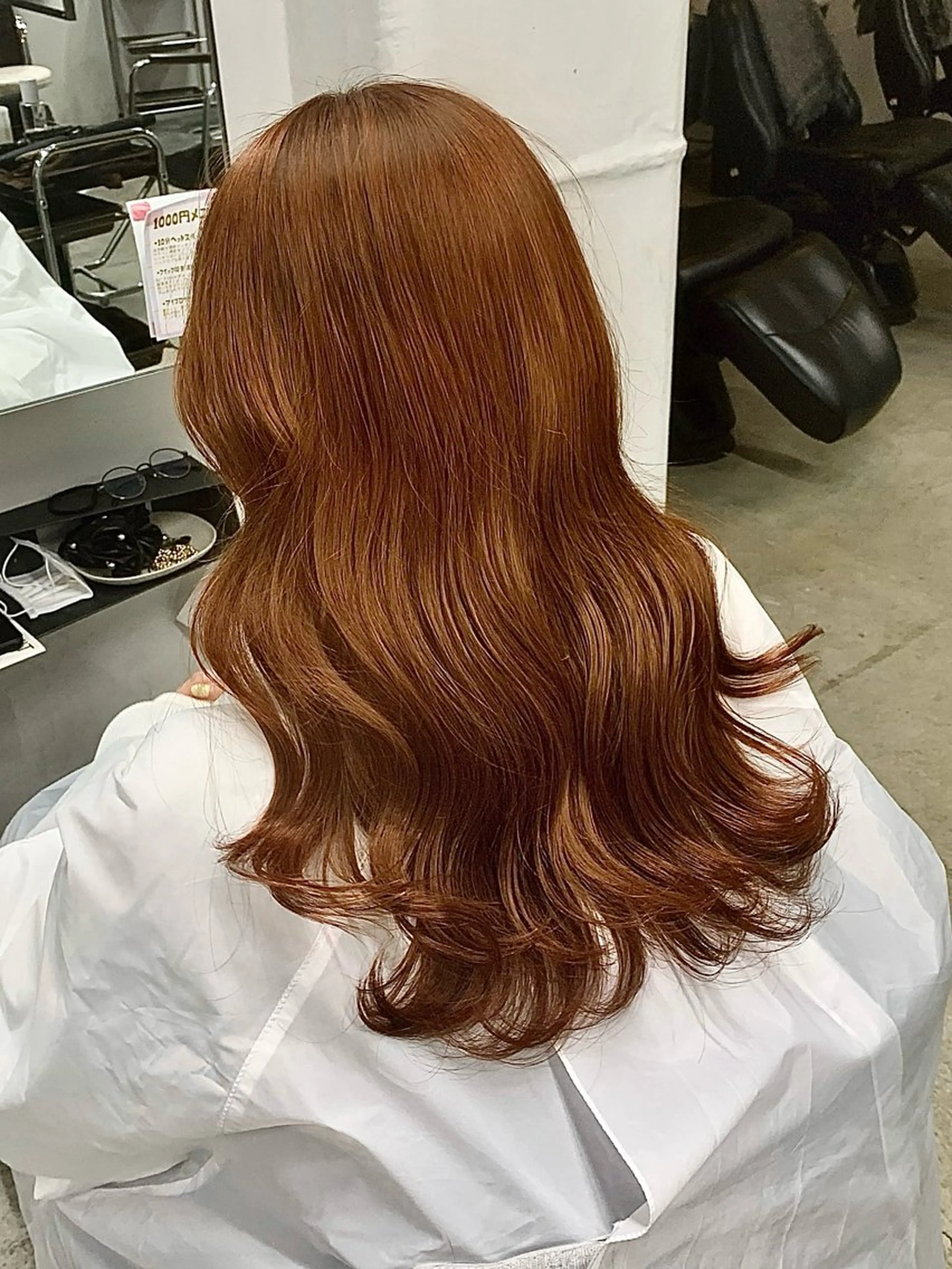 セミロング ヘアカラー 御器所／髪質 改善カラー／まりえのヘアスタイル