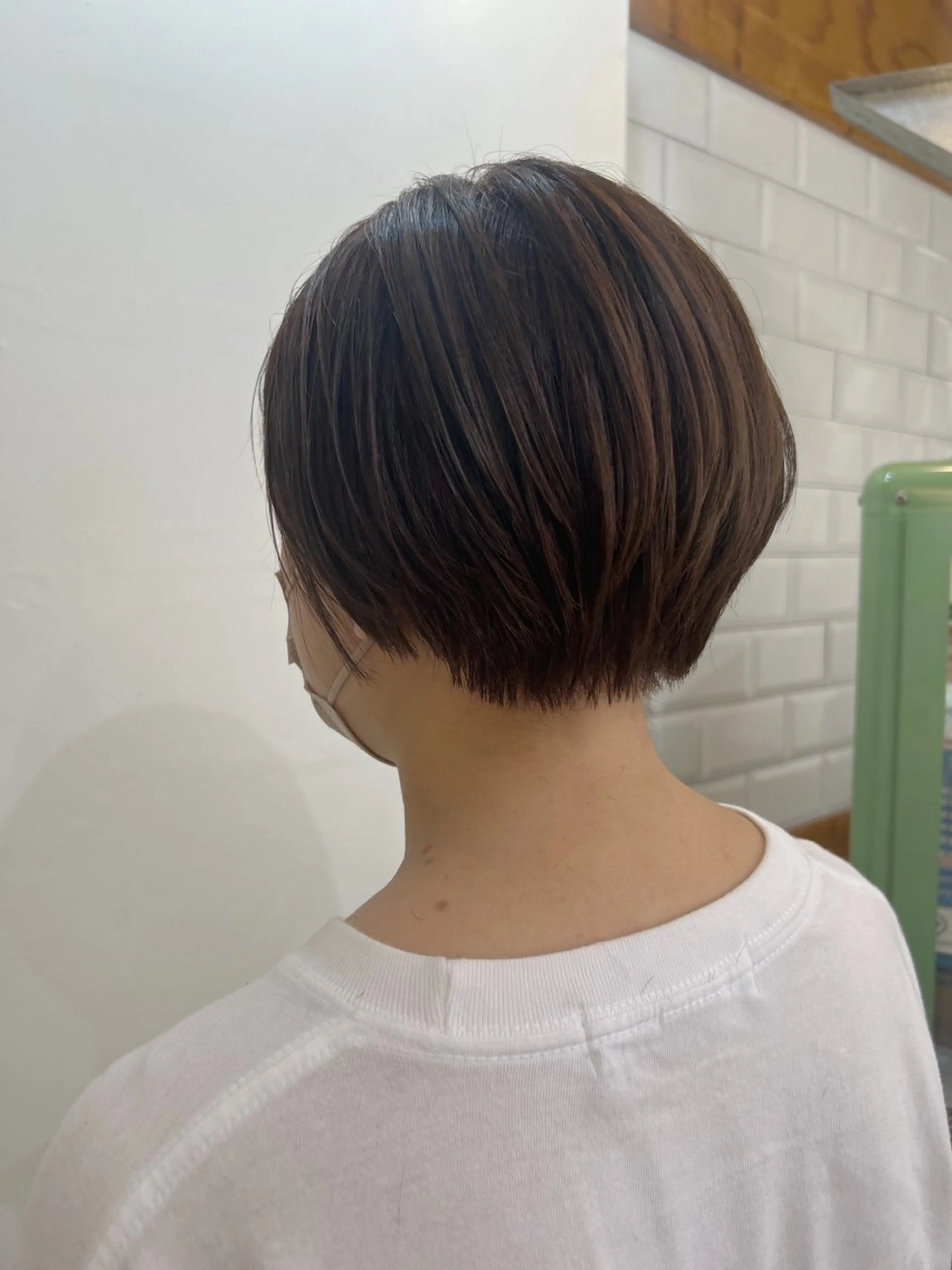 ショート カラー アッシュ ショートヘア カット ヘアカラー トリートメント KANA/ボブ/ インナーカラー/艶髪のヘアスタイル