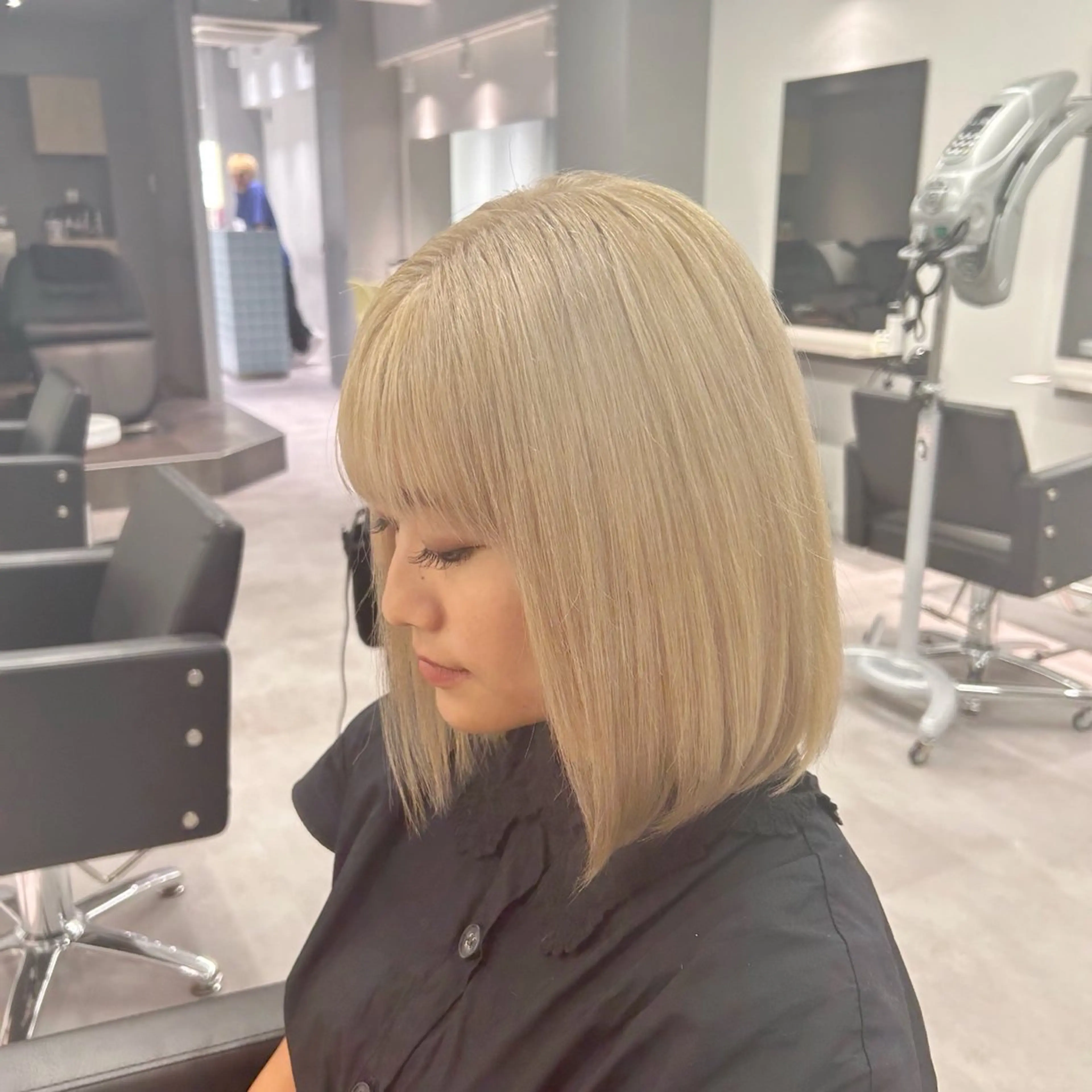 ミディアム カラー 矢島颯哉/ハイトーン ブリーチカラー💎のヘアスタイル