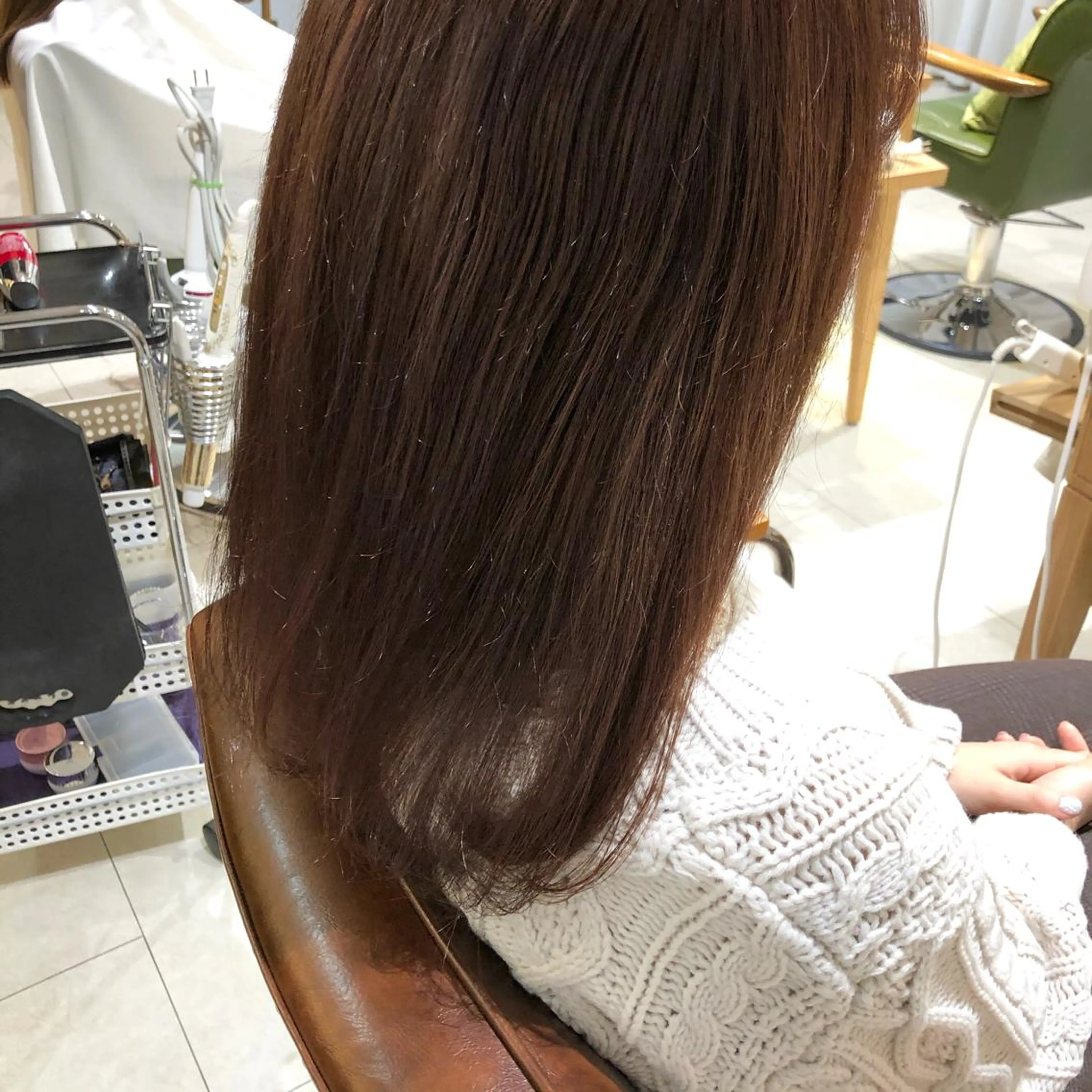 セミロング カラー イエローカラー 過去一の柔髪ヘア 🌿einshairのヘアスタイル