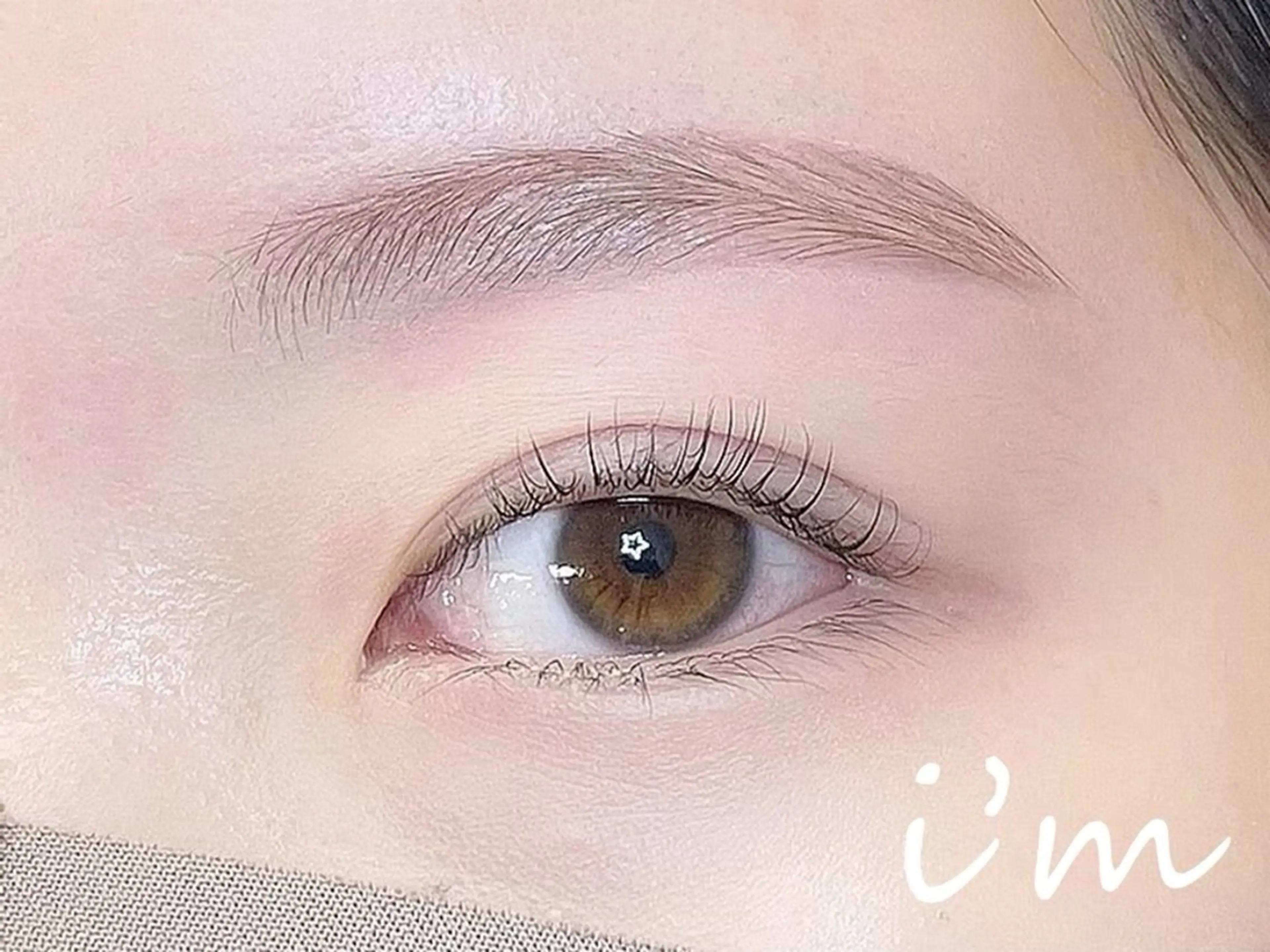 学割U16-24🎓《ナチュラル眉🌱》美眉アイブロウWAX＋間引き (メイク込) ¥5000の写真