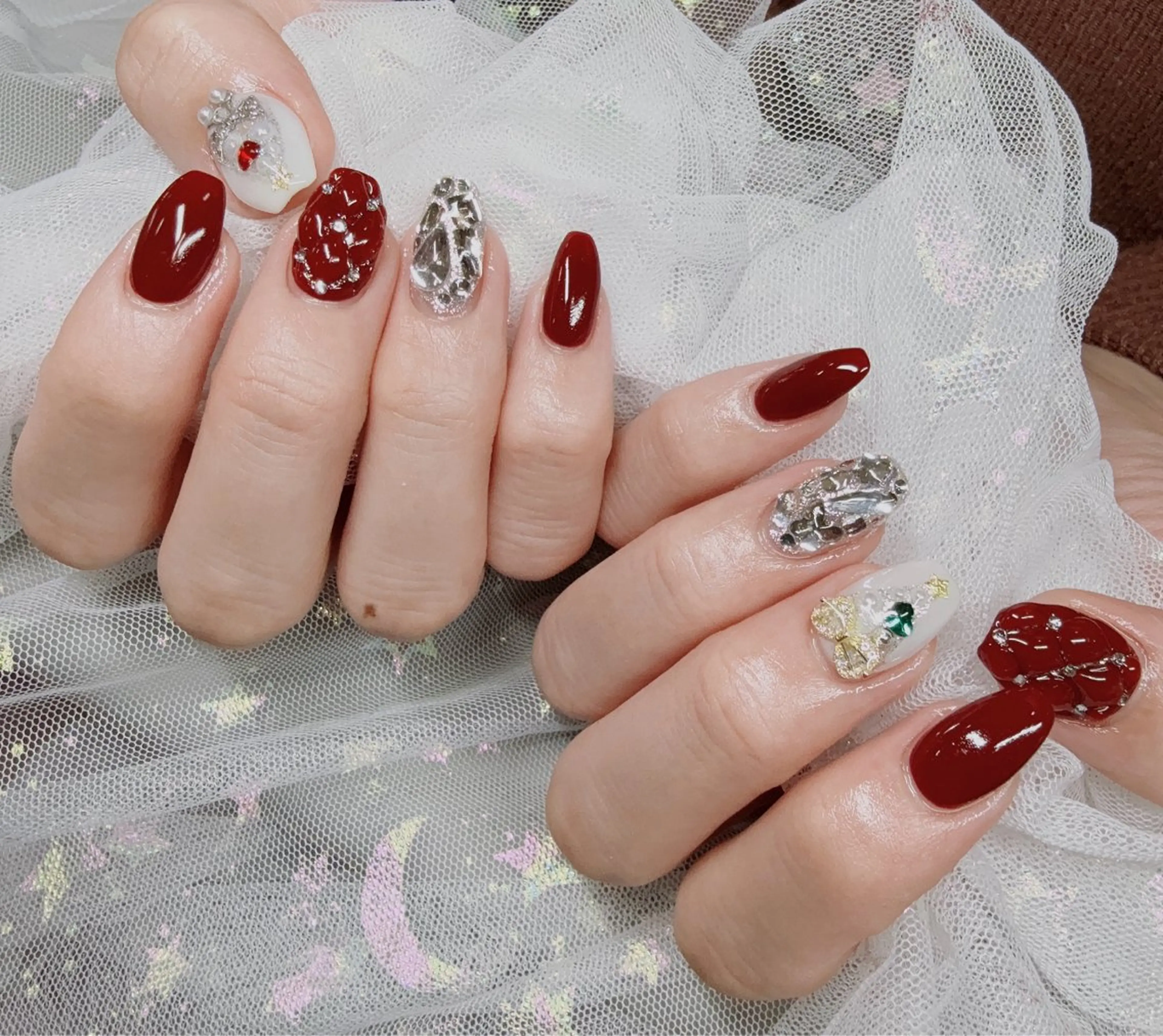ネイル 冬ネイル クリスマス Ryoko Nailのネイルデザイン