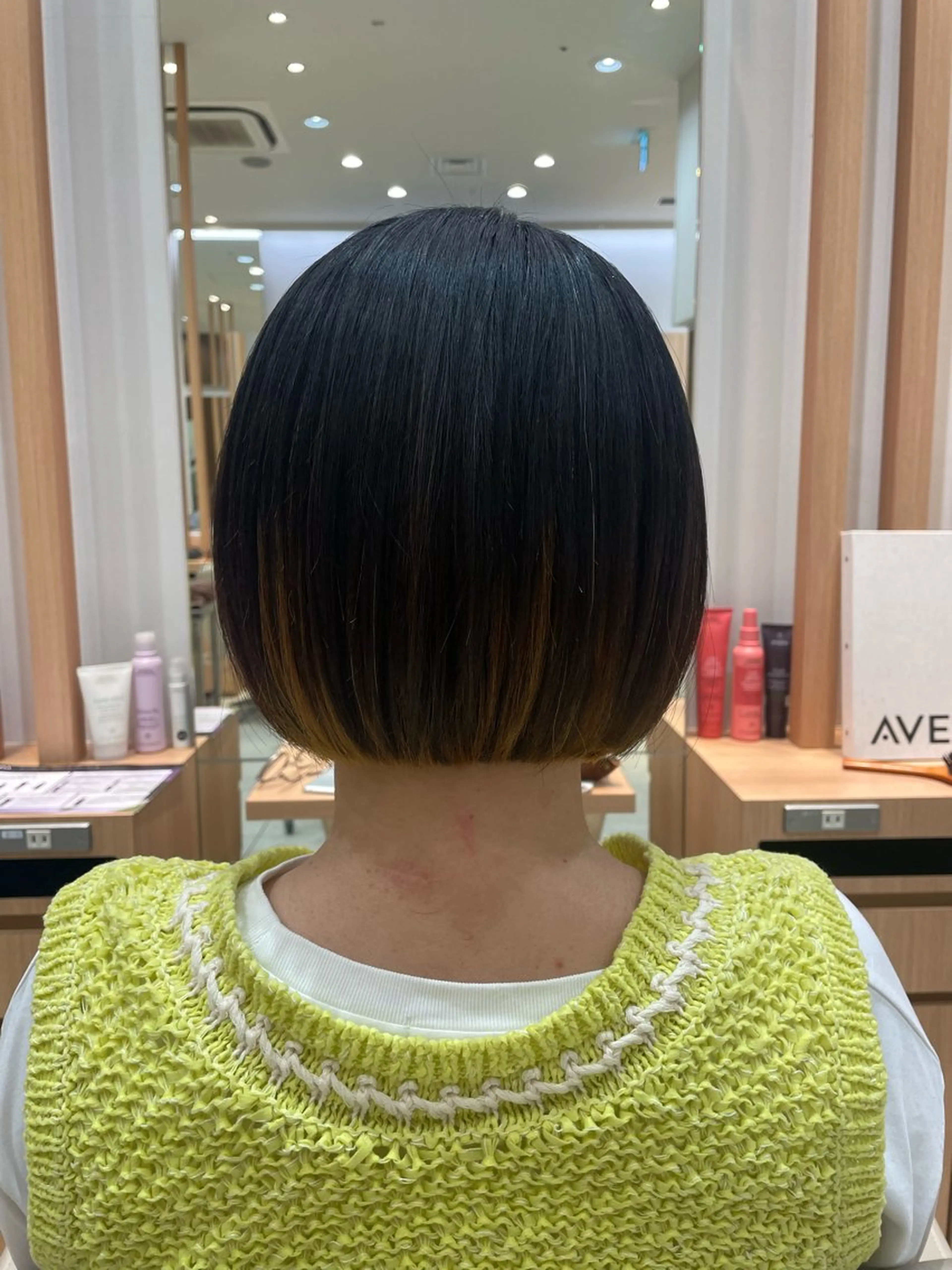 ショート ボブ ストレート/カラー ゆづきのヘアスタイル