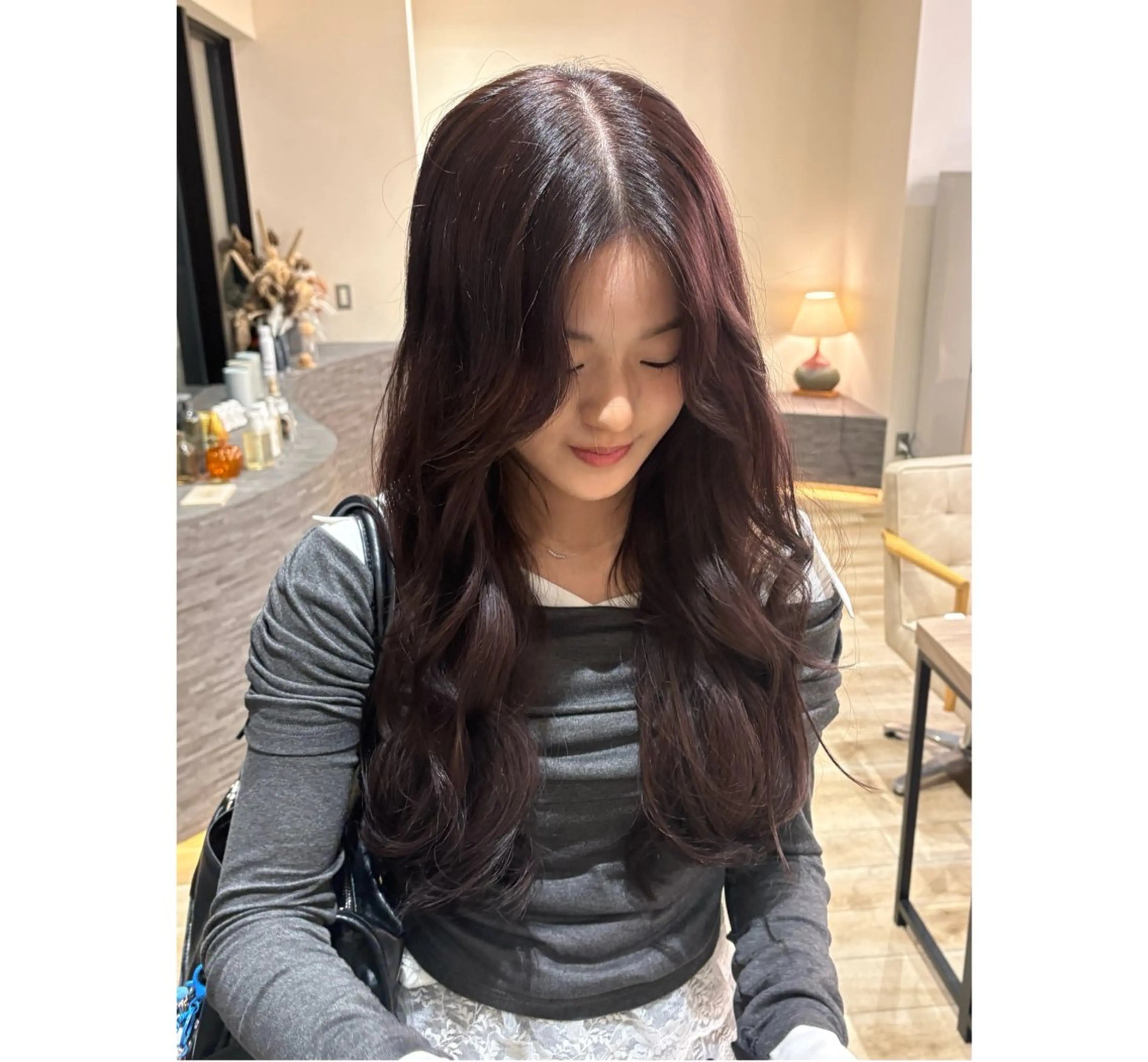 ロング カラー 韓国レイヤー/透明感 ♡YUUNAのヘアスタイル