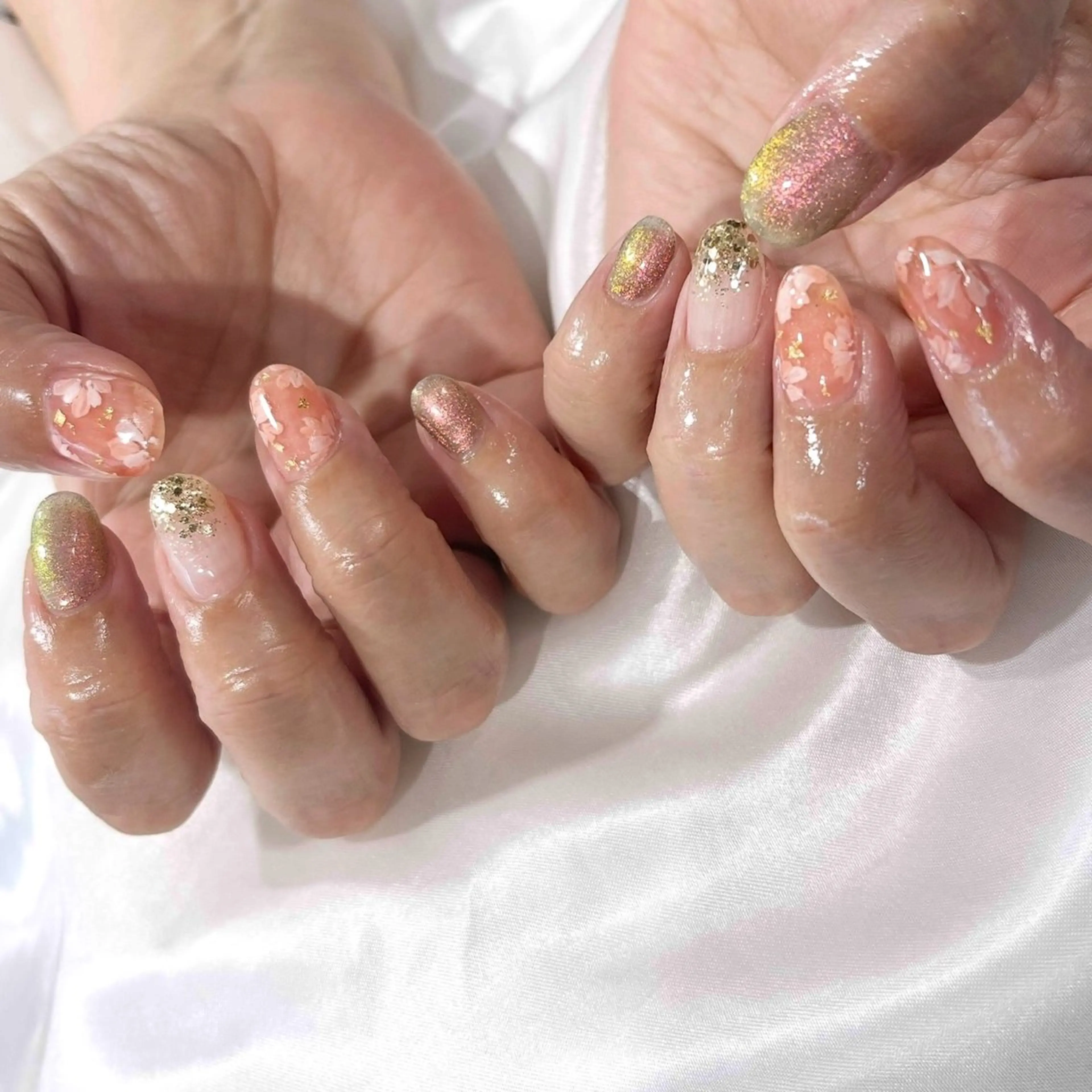 ネイル フラワーネイル ハンドネイル フットネイル nailsister ただのネイルデザイン