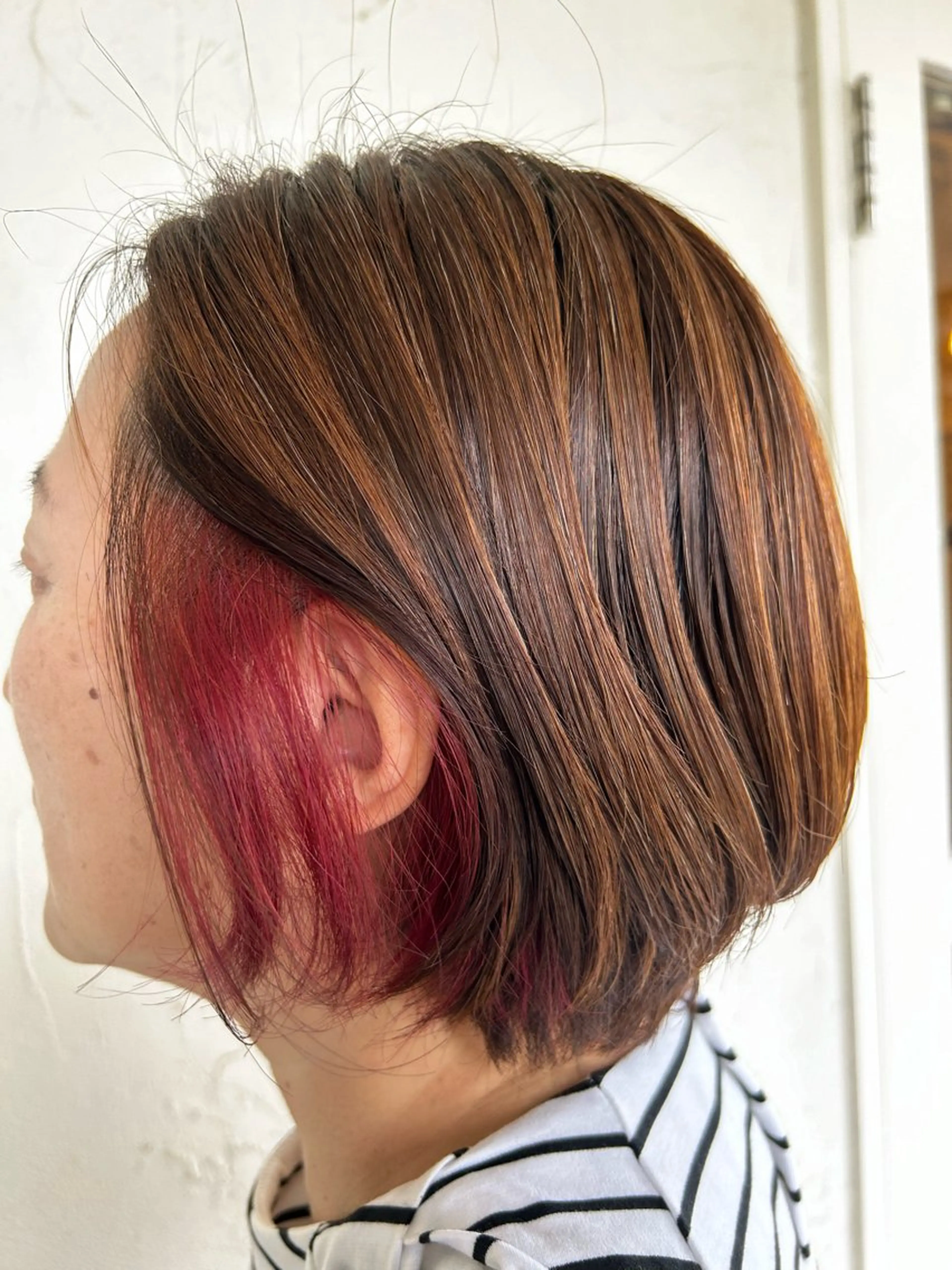 ショート モデル募集🌷/ 艶カラー/大谷李緒奈のヘアスタイル