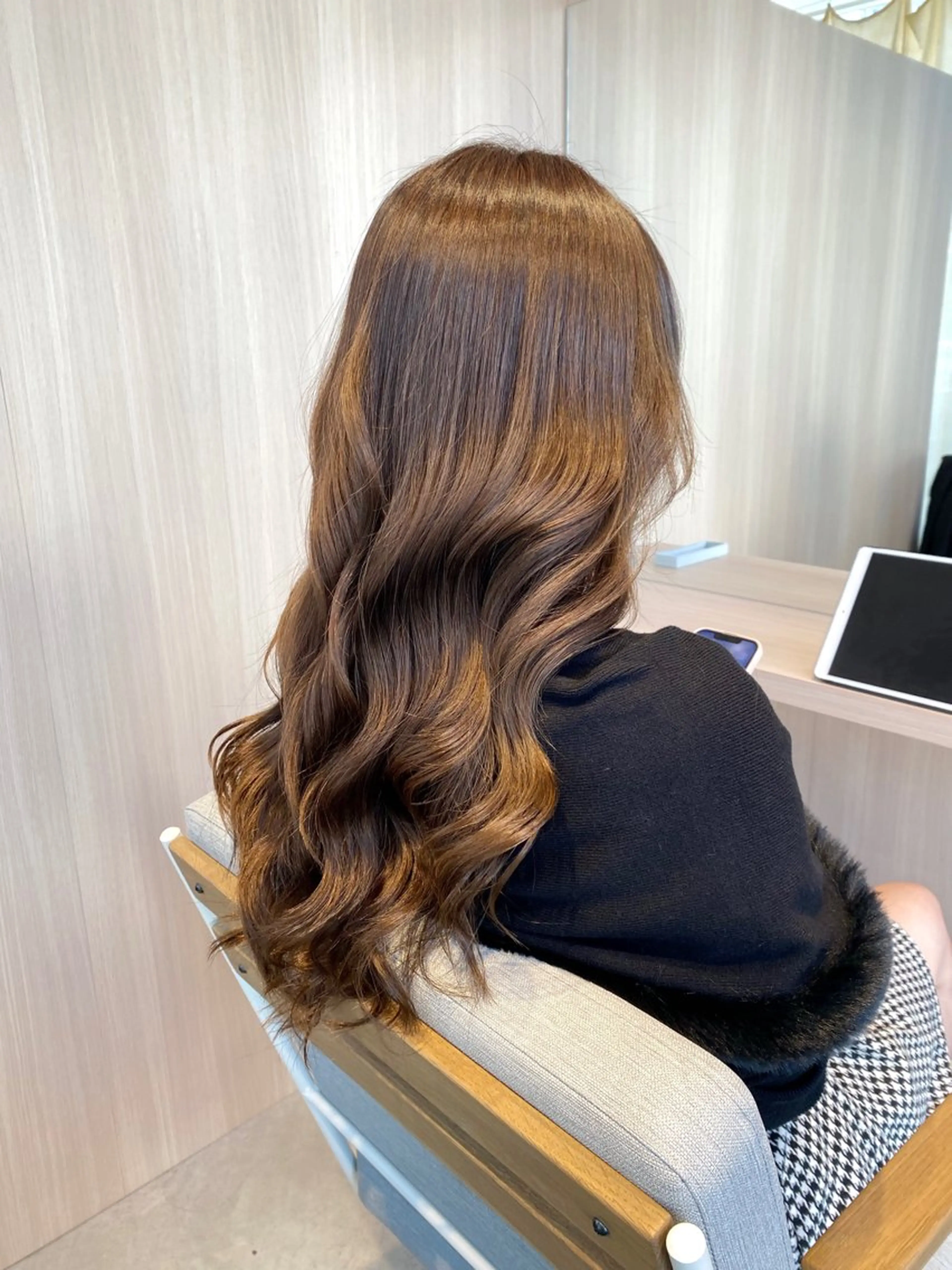 ロング カラー ベージュカラー 韓国風ヘア ヘアカラー トリートメント amie所属・会話少なめ/ 美髪矯正/Ruiのヘアスタイル