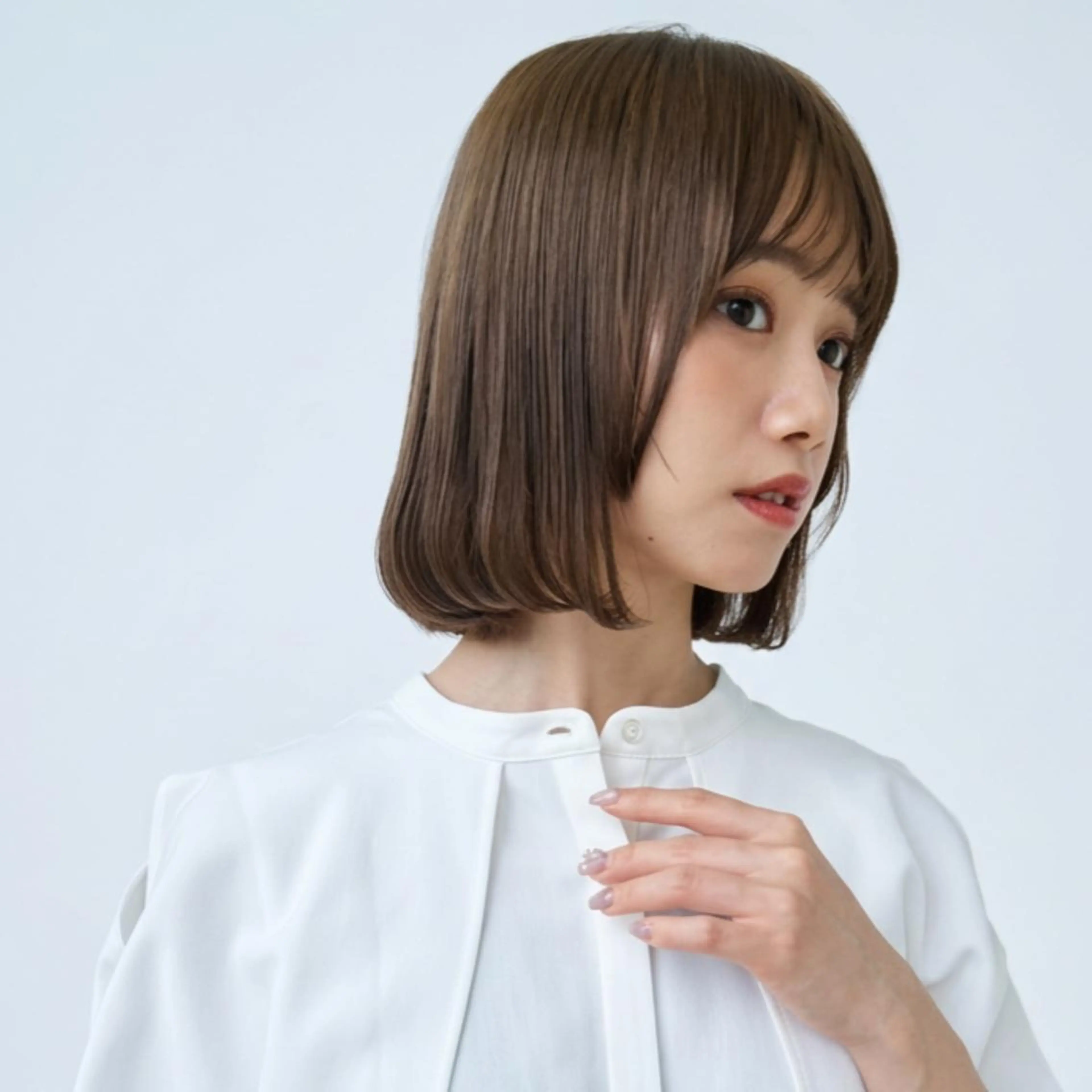 ミディアム 透明感カラー✨ よしの じろうのヘアスタイル