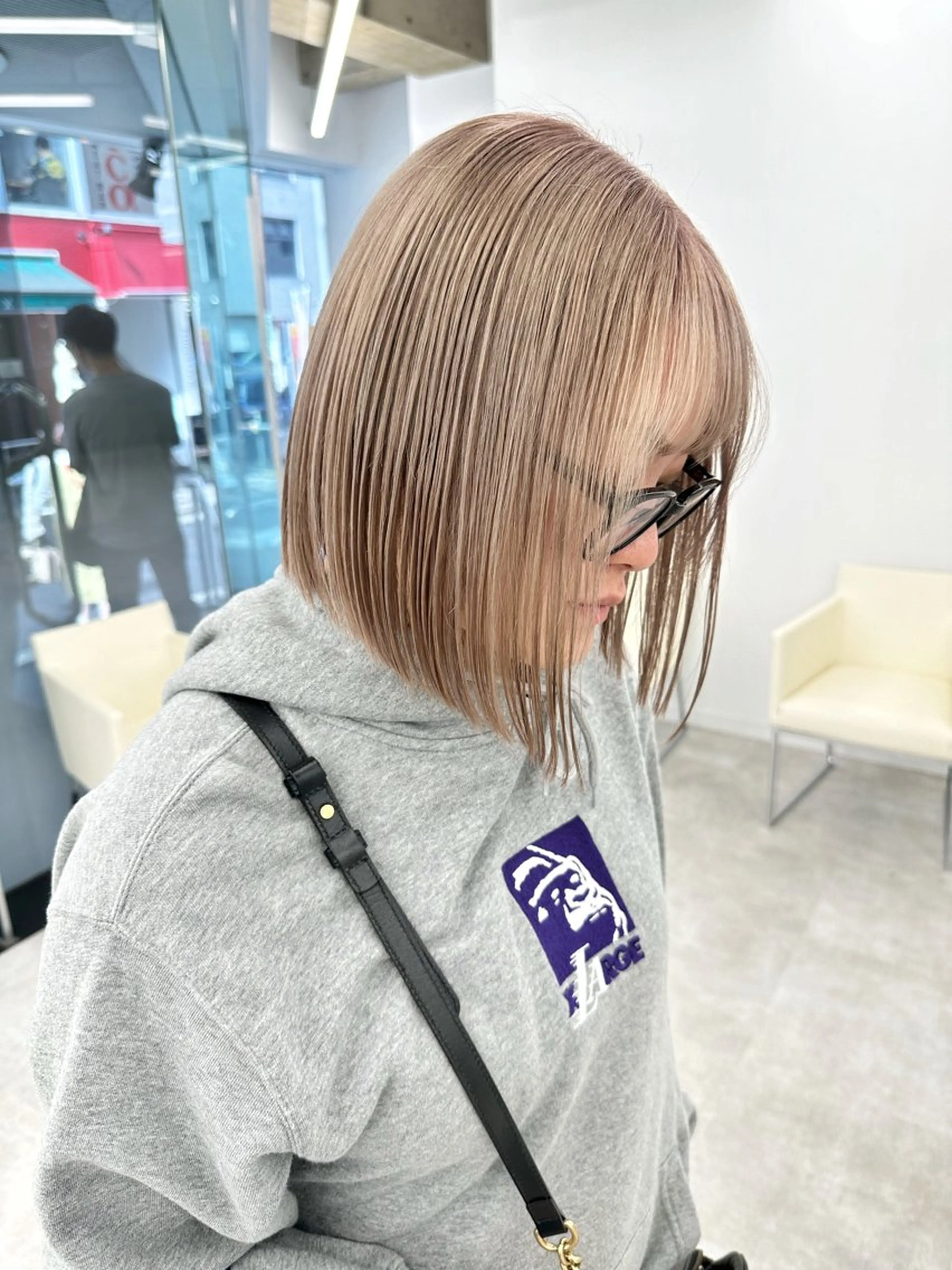 ショート カラー ブリーチ指名No.1 Daikiのヘアスタイル