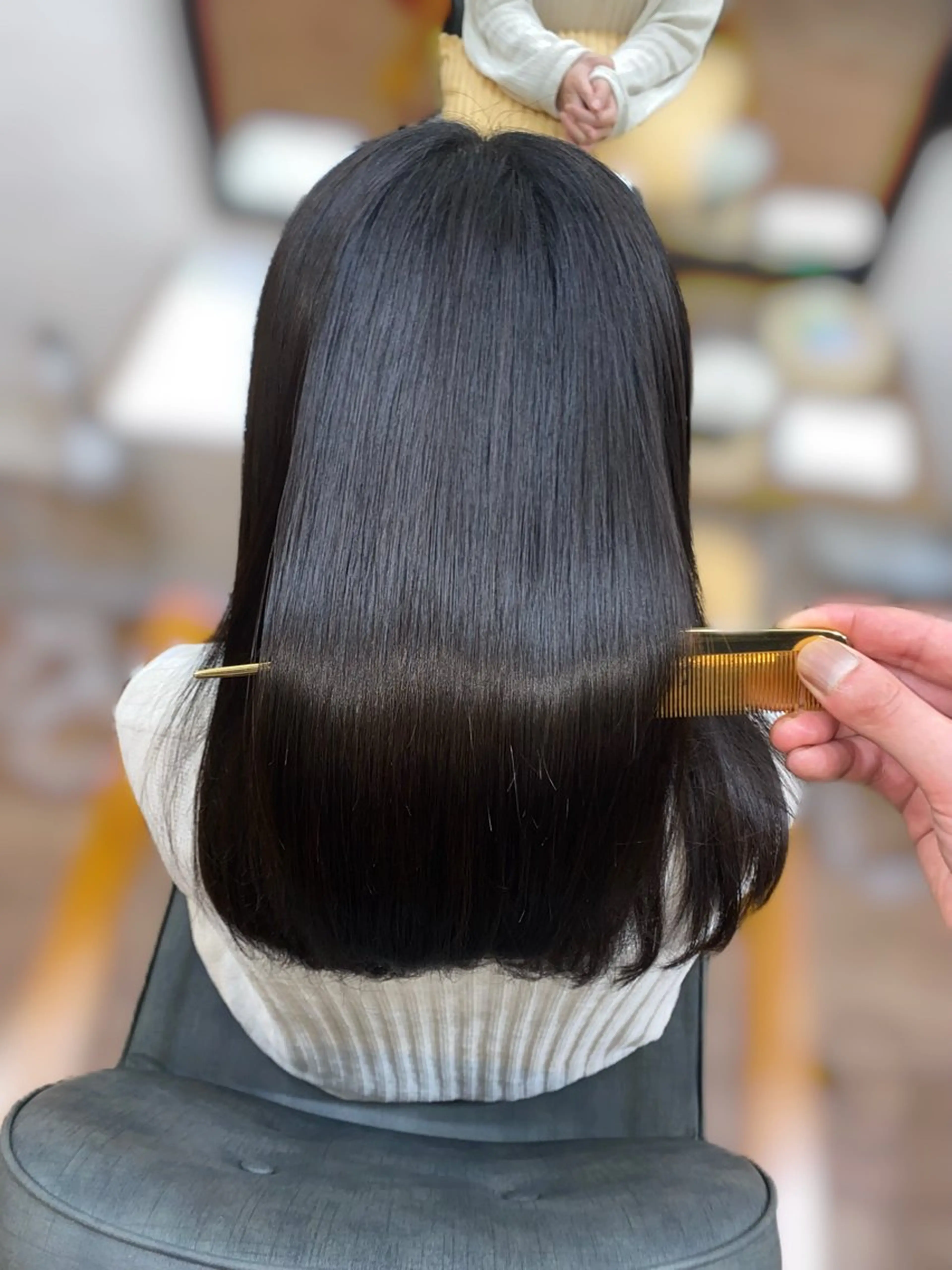 セミロング カット トリートメント 野呂 隼人のヘアスタイル