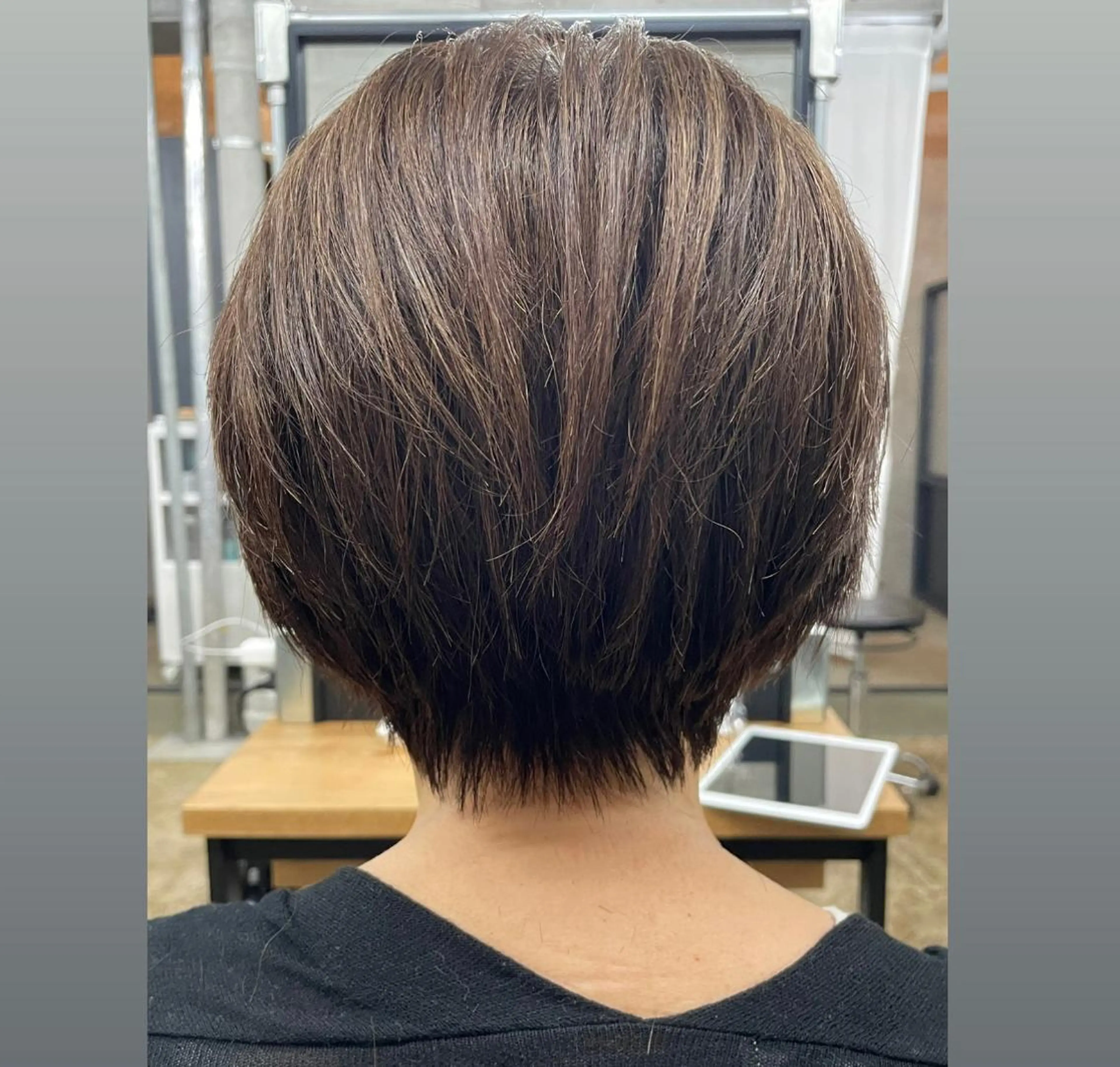 ショート カット トリートメント レイヤー/透明感 カラー ☽EMIRIのヘアスタイル