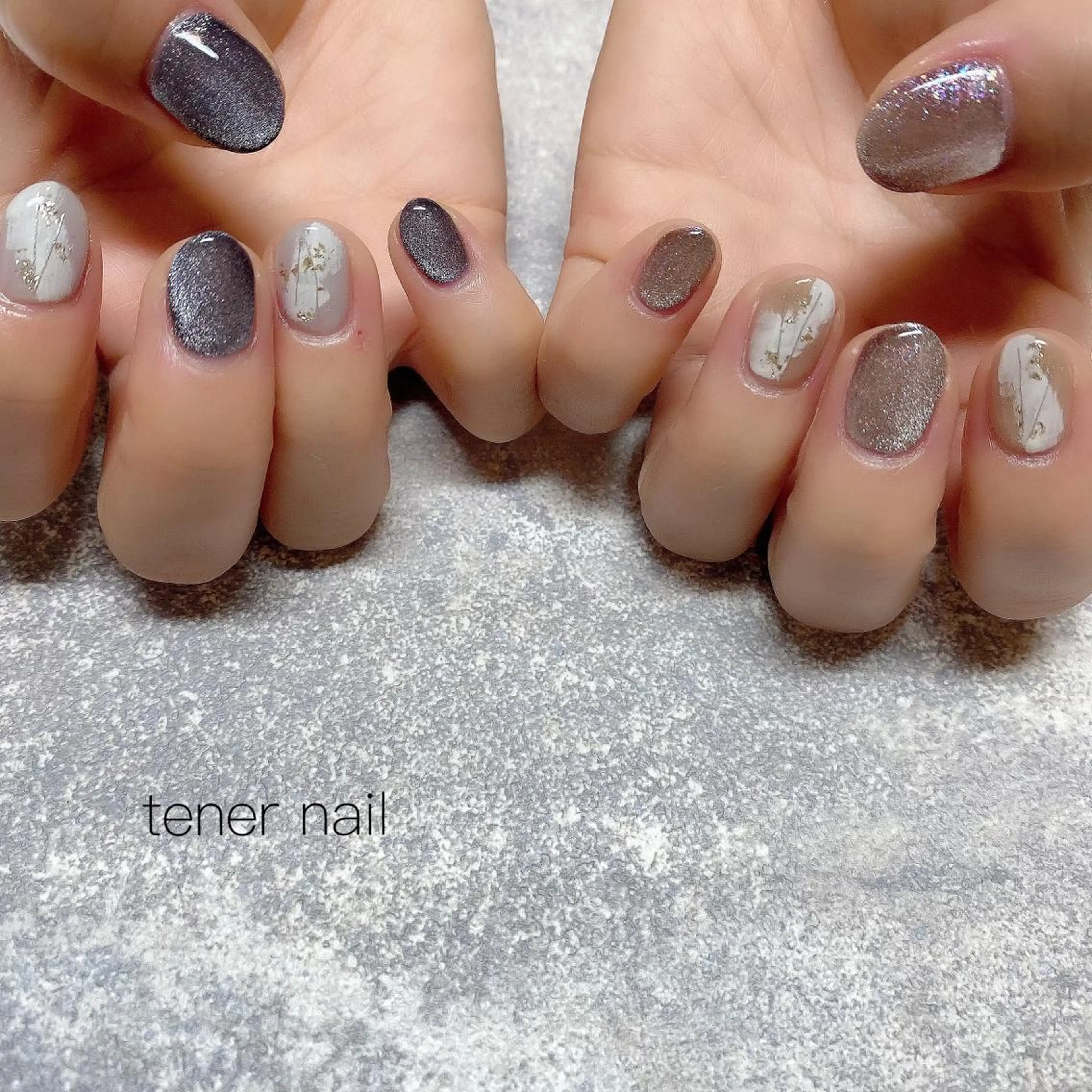 ネイル マグネットネイル テネルネイル tener nailのネイルデザイン