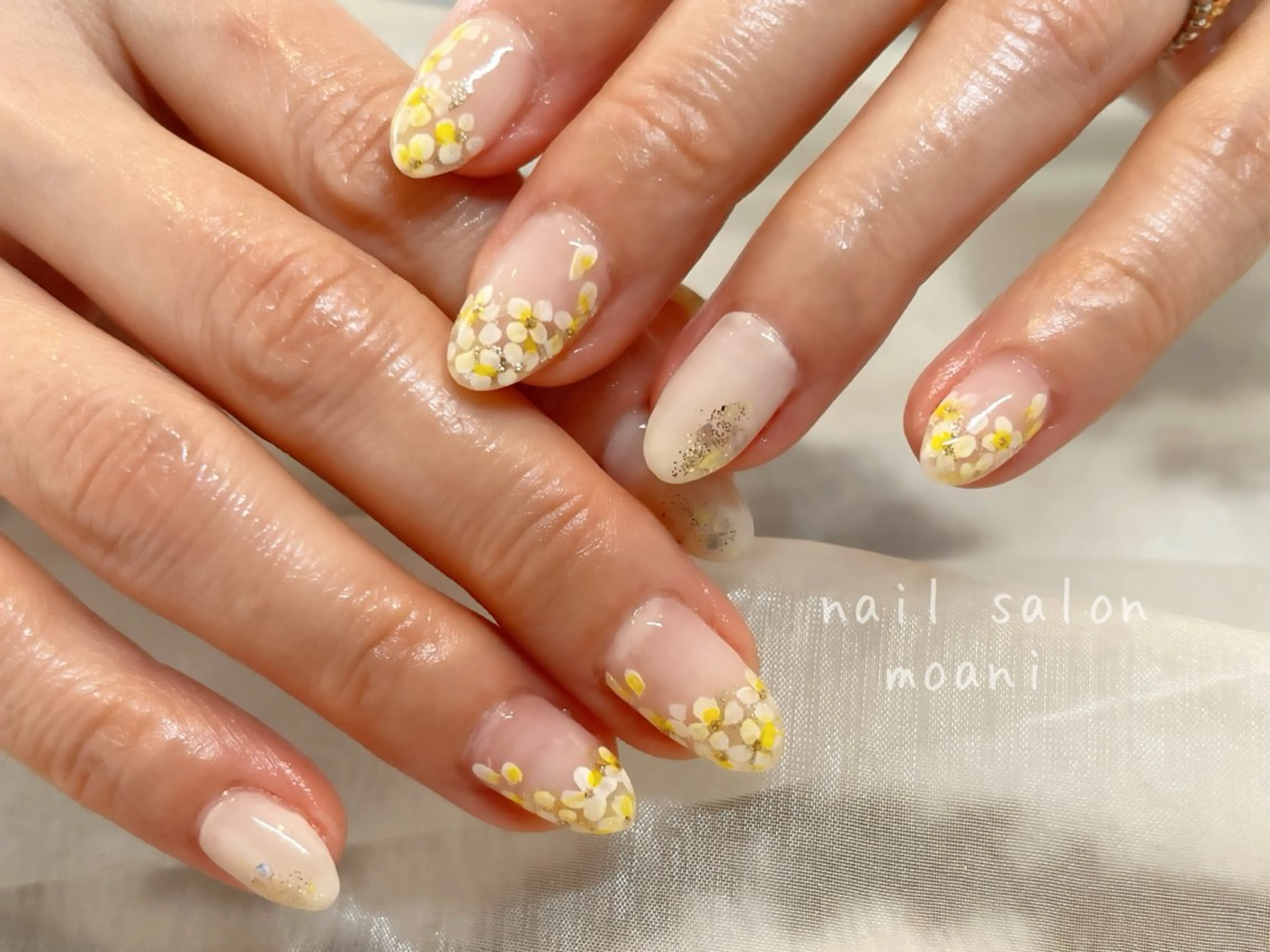 ネイル フラワーネイル 春ネイル 永由 光歩のネイルデザイン
