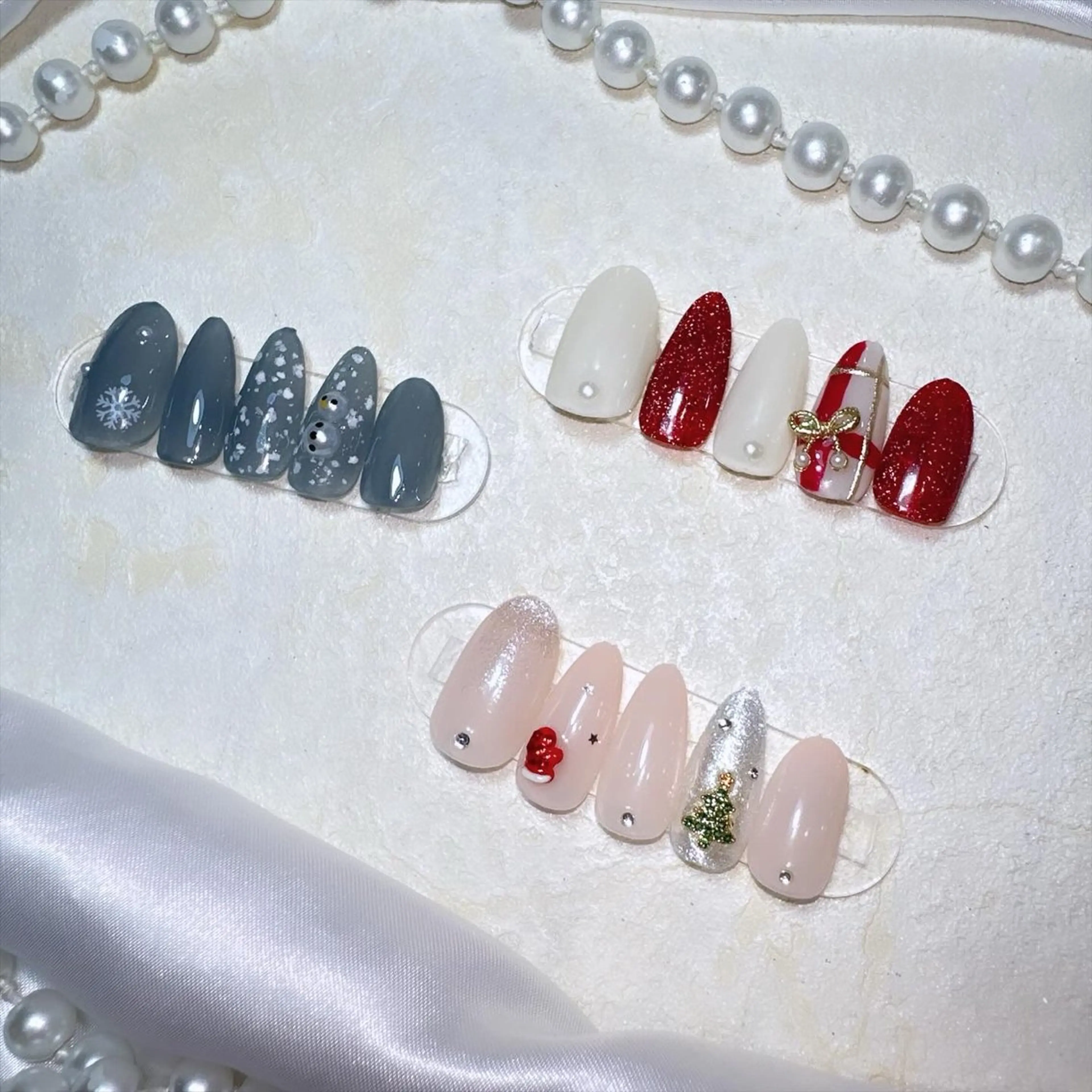 ネイル アートネイル フラッシュネイル フレンチネイル ジェルネイル ガラスフレンチ ハンドネイル You&Me Miyuのネイルデザイン