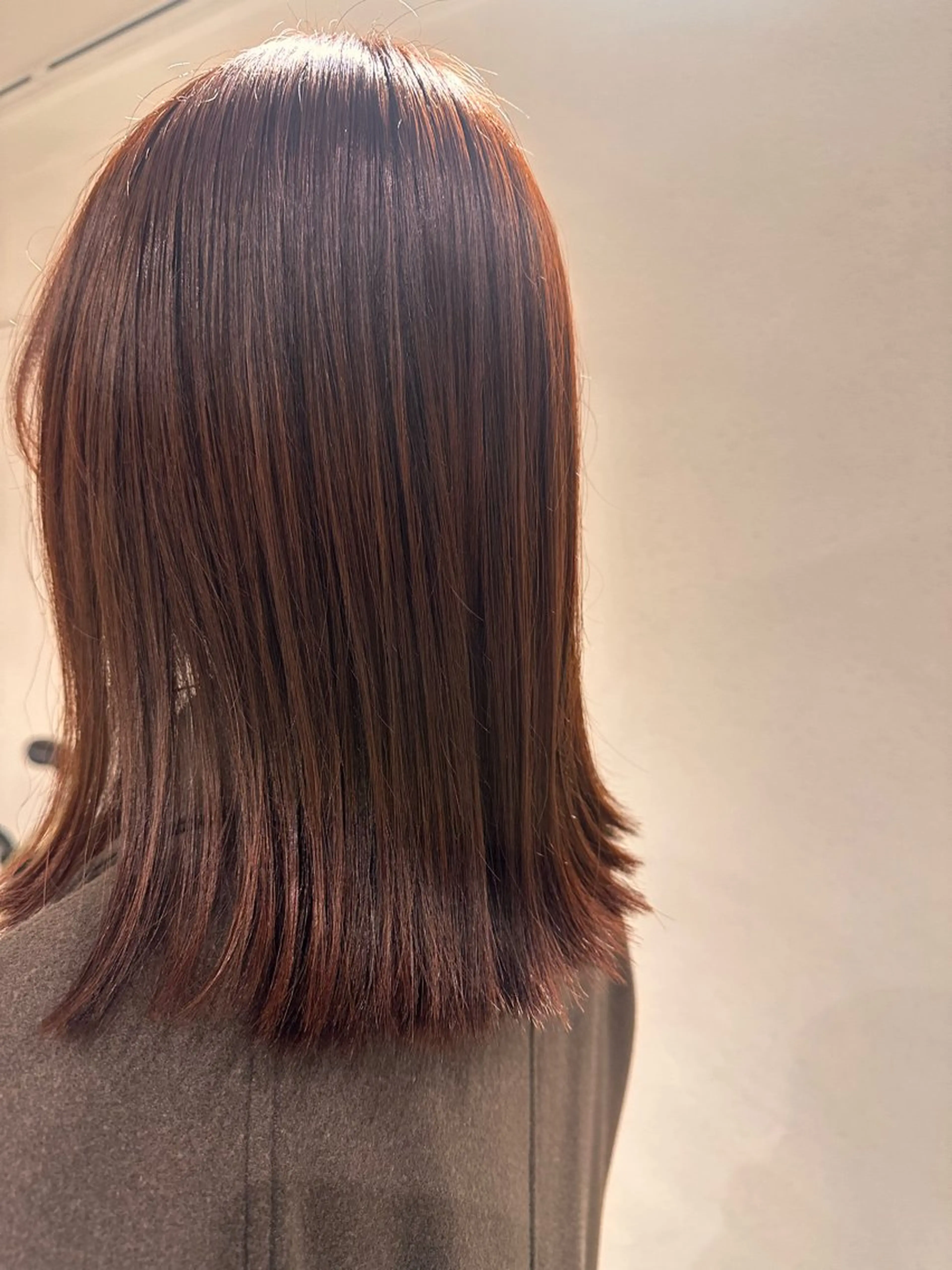 セミロング カラー 渡邉 ひかるのヘアスタイル