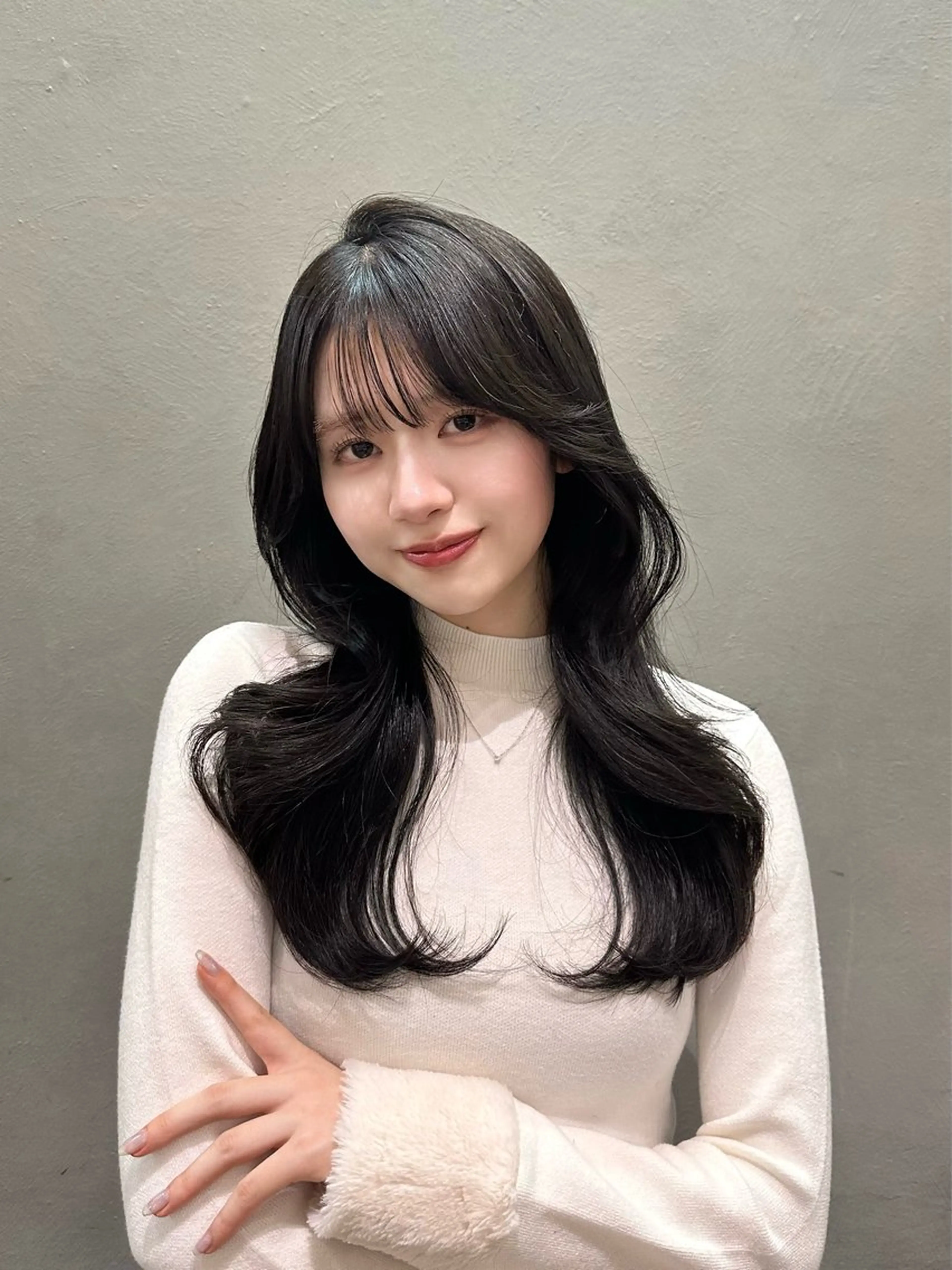 ロング カット ヘアカラー りこ/新宿 /大人ガーリーヘアのヘアスタイル