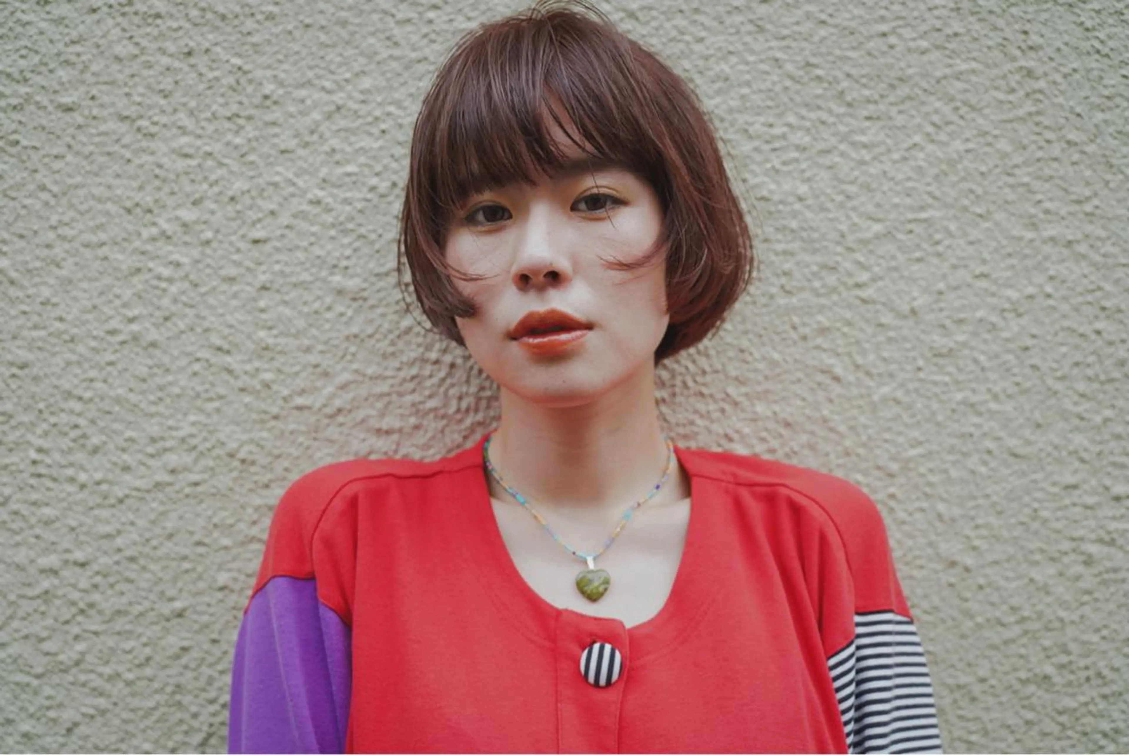 ショート カラー 切りっぱなしボブ ショートボブ ハンサムショート ベリーショート ボブ Spiel KOMOのヘアスタイル