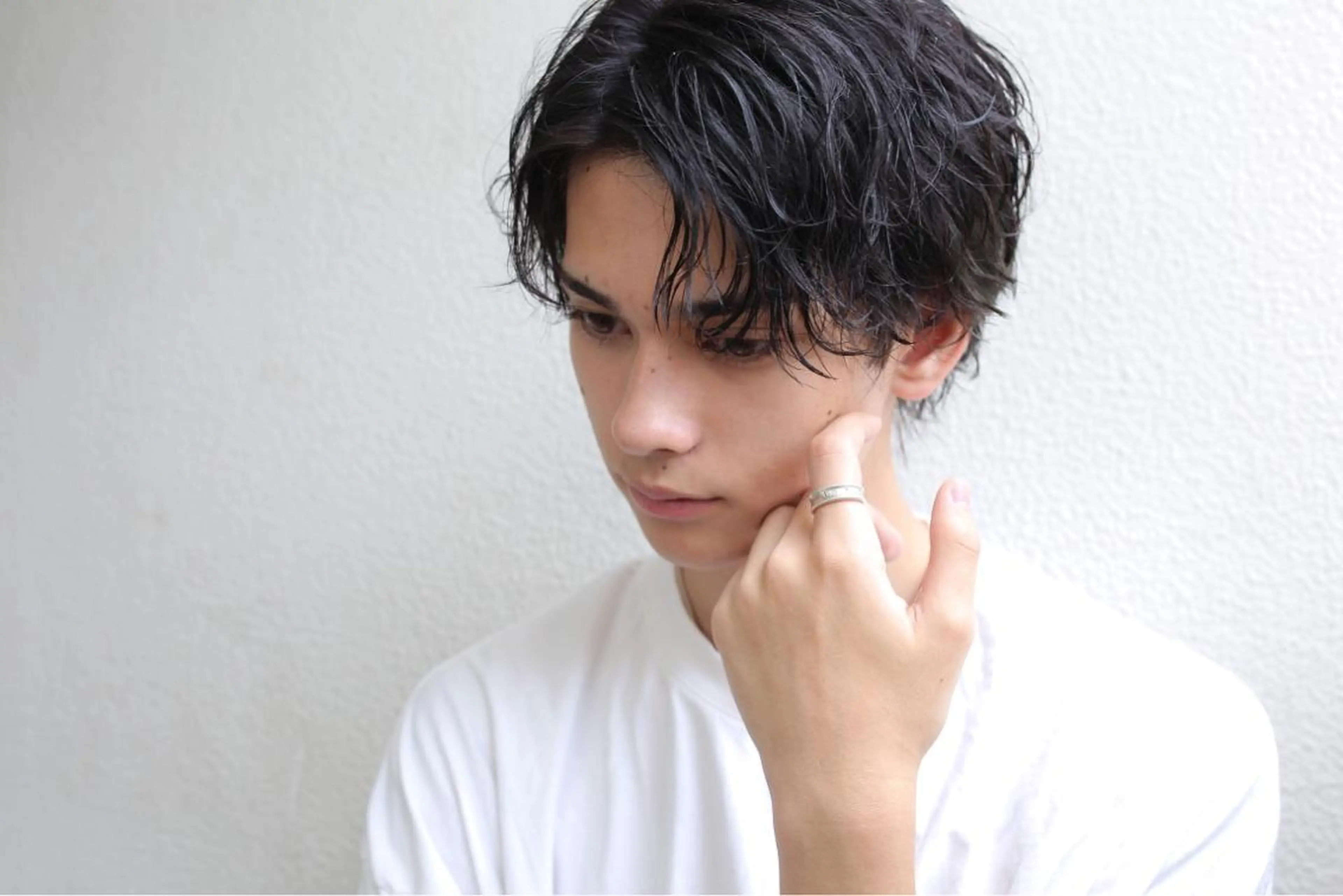 メンズ カット 森本裕/オーナー/ スパイラルパーマのヘアスタイル